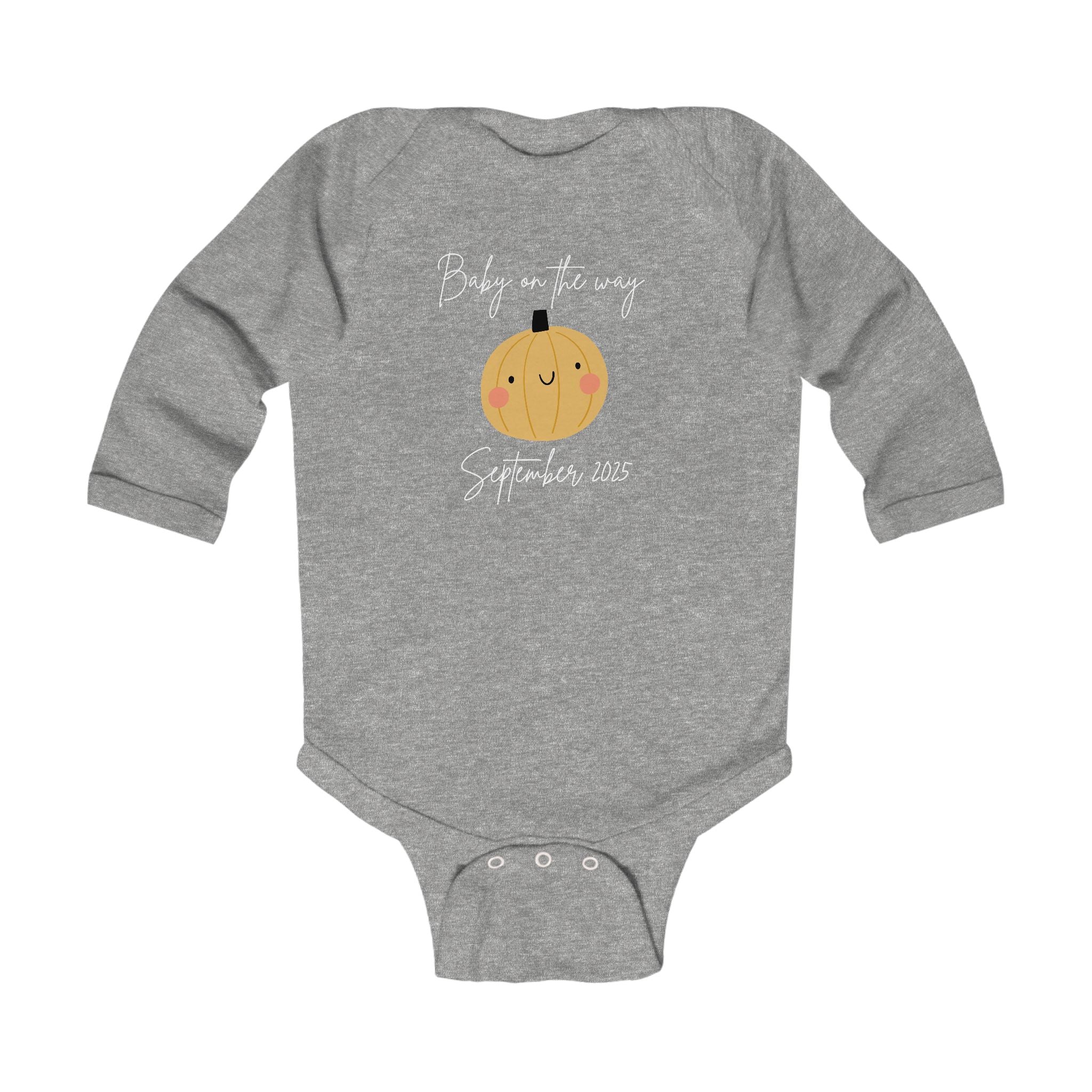 Baby on the way customizable one piece