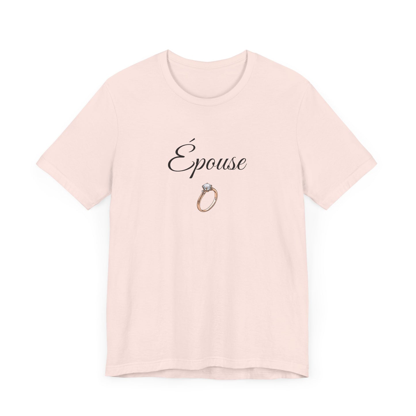 T-shirt de la mariée épousée