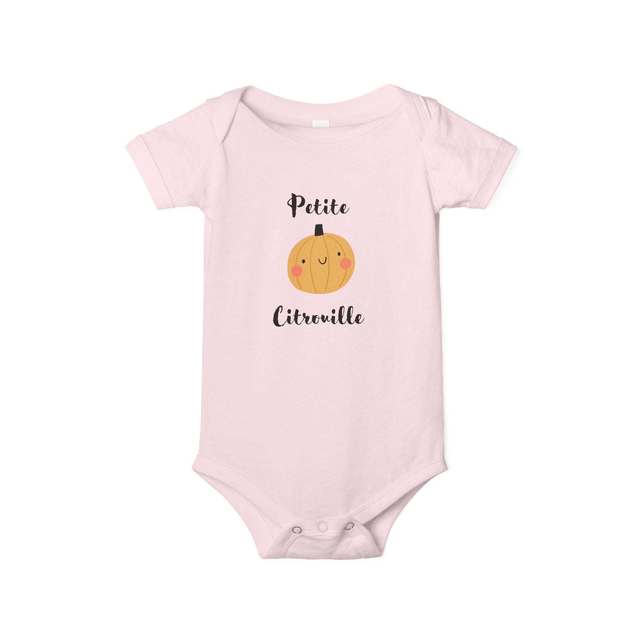 Petite Citrouille (little pumpkin) Infant Jersey bodysuit