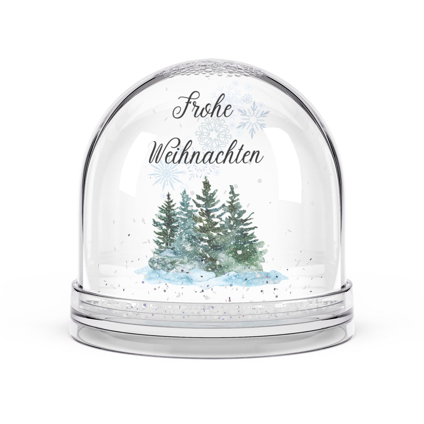 Frohe Weihnachten Snow Globe