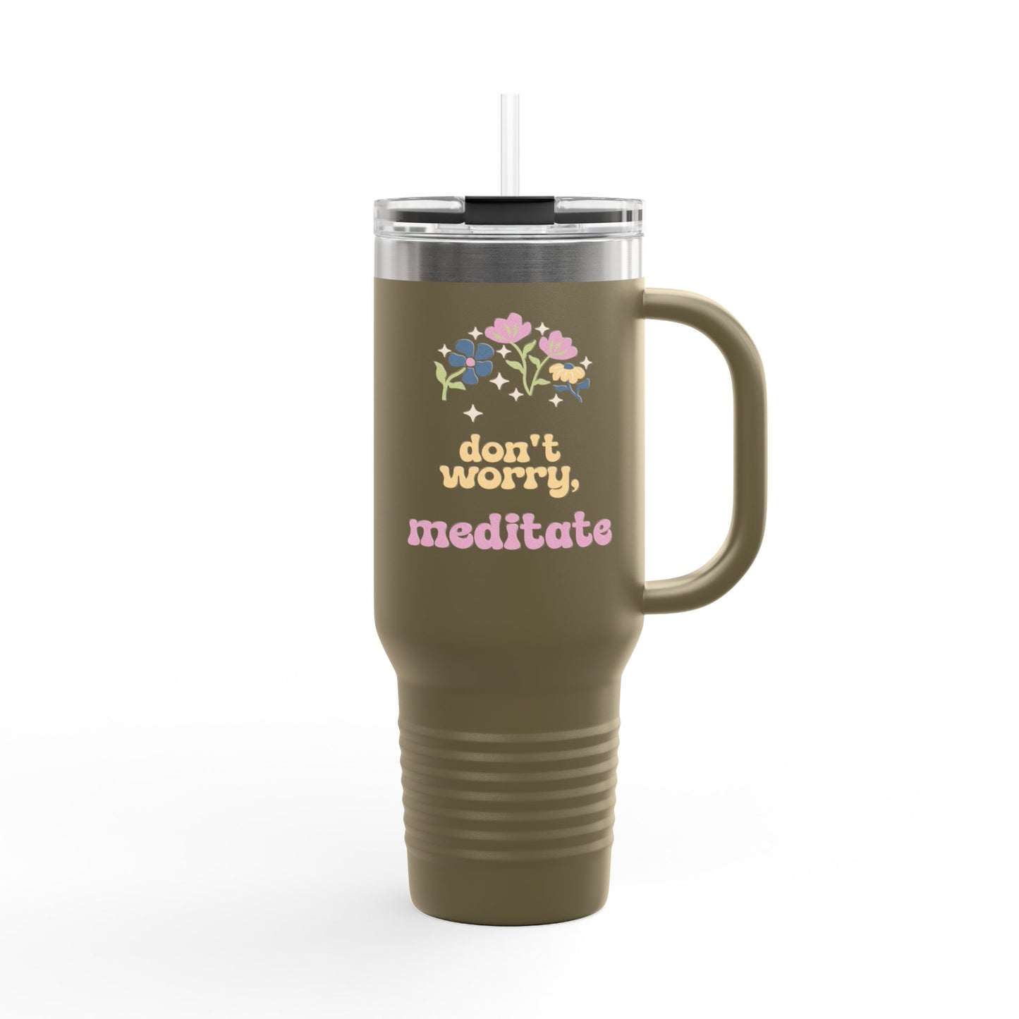Don't worry, Meditate Commuter Mug