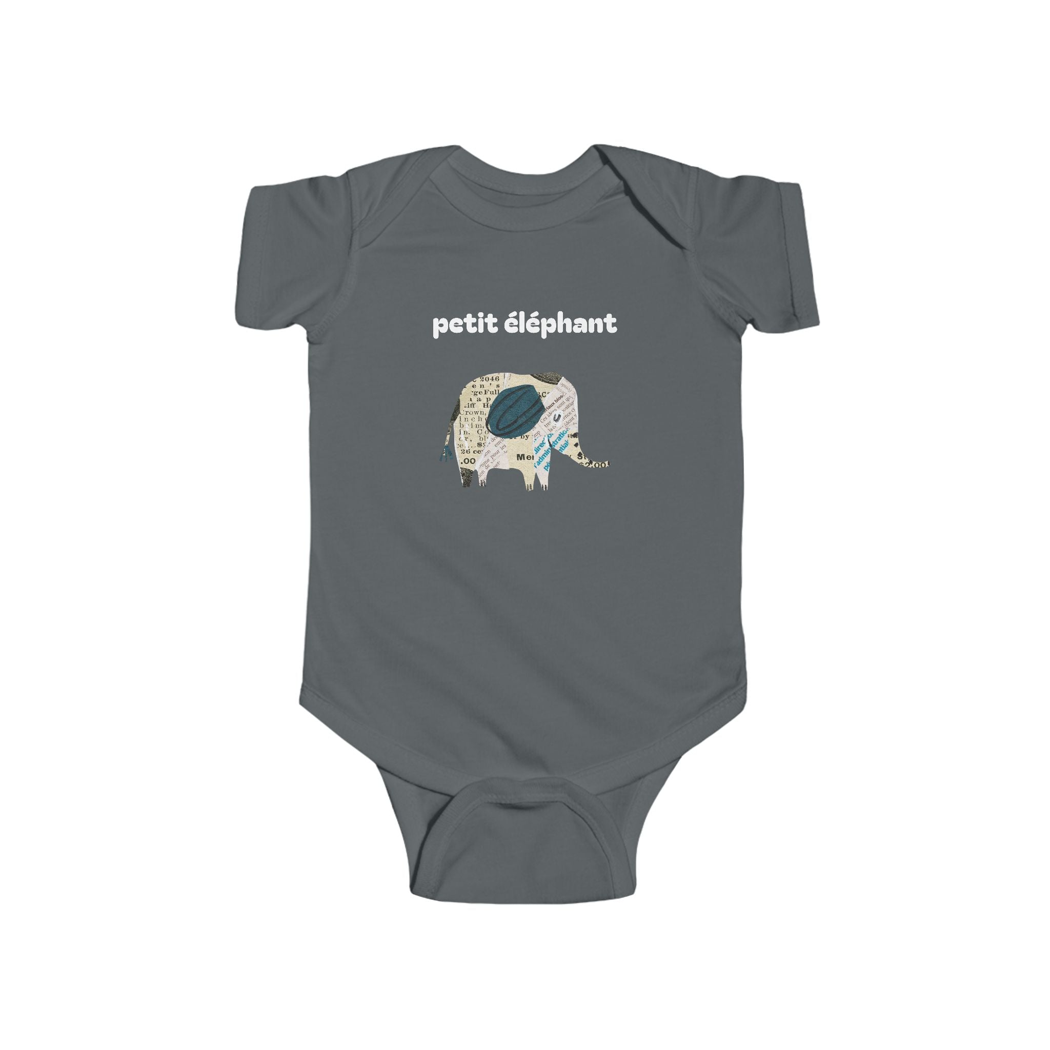 Petit éléphant Infant Fine Jersey Bodysuit