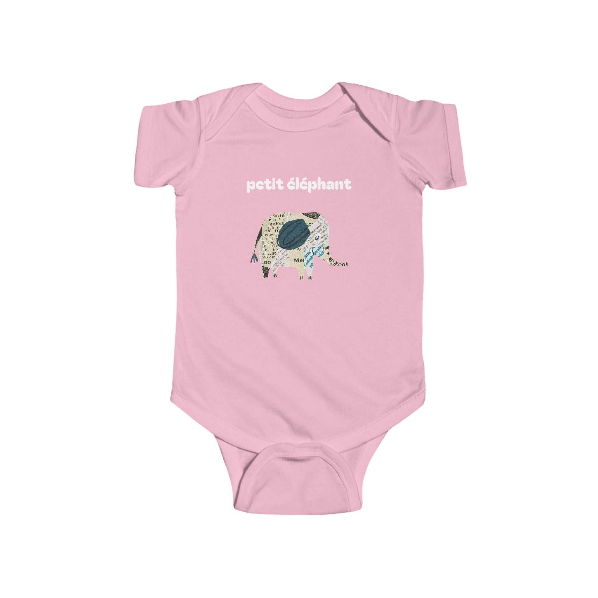 Petit éléphant Infant Fine Jersey Bodysuit