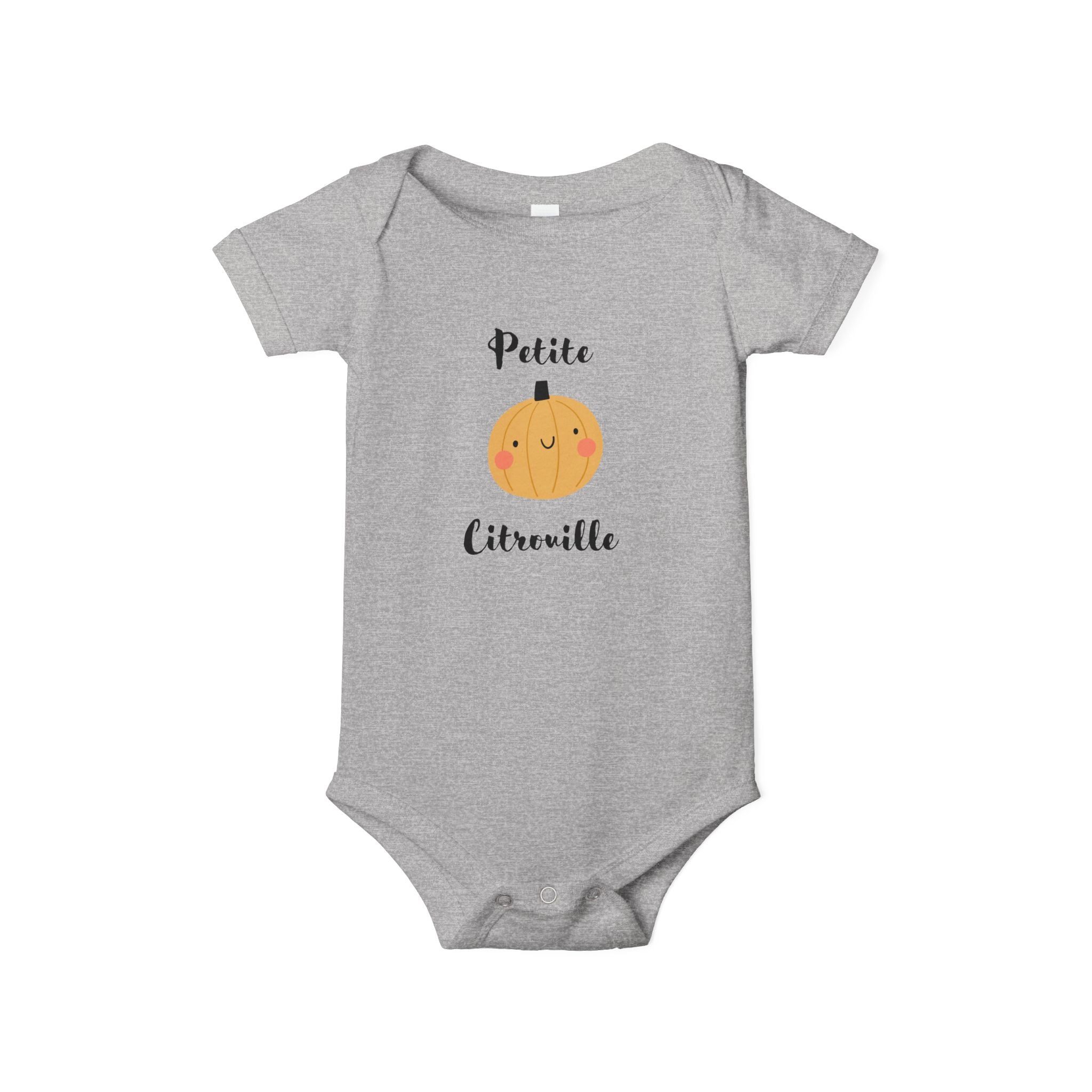Petite Citrouille (little pumpkin) Infant Jersey bodysuit