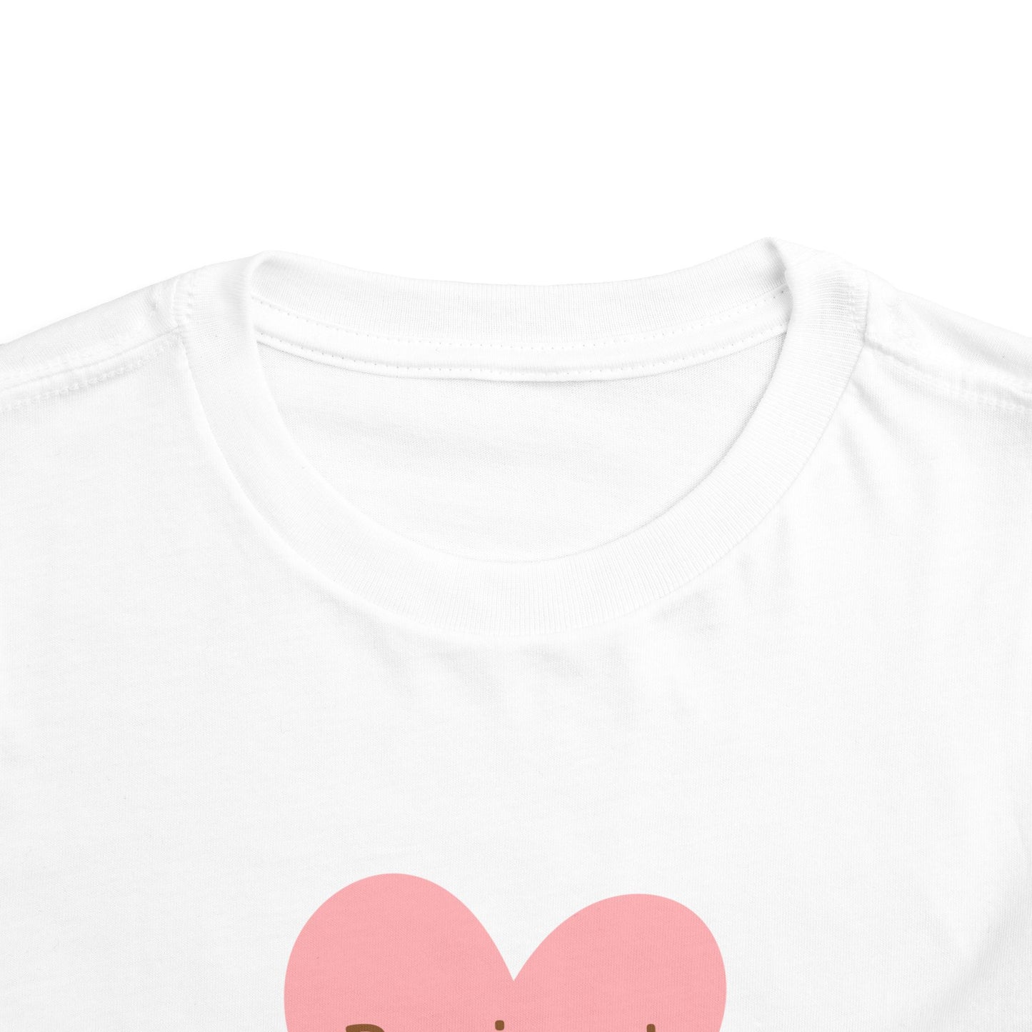 Bonjour Toddler Tee with Bunny & Heart