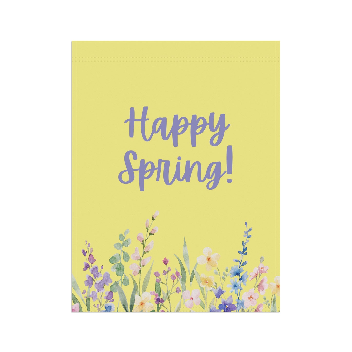 Happy Spring yard flag