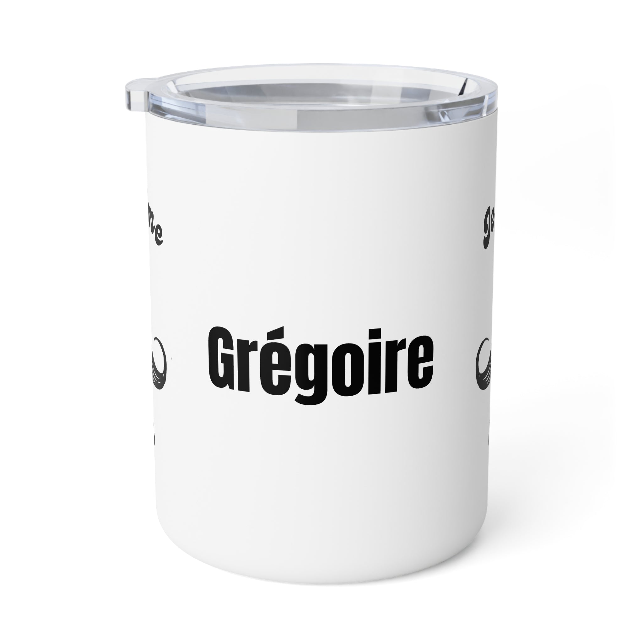 Custom Je t'aime Papa Insulated Coffee Mug, 10oz