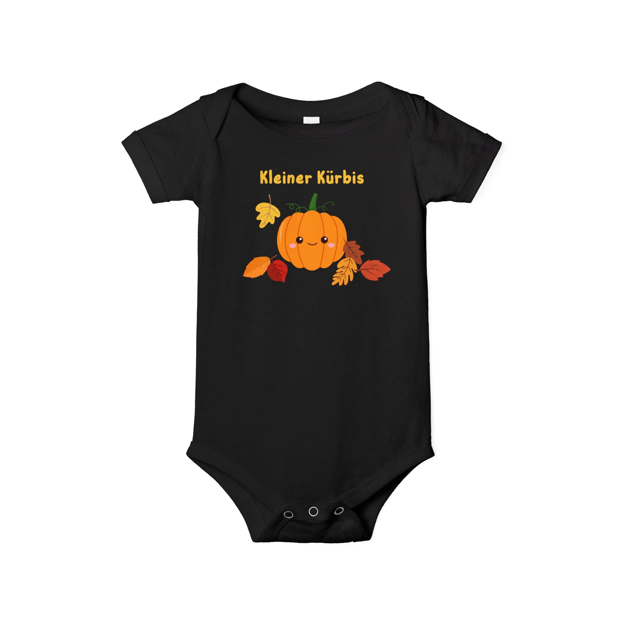 Kleiner Kürbis (little pumpkin) Infant Jersey One Piece - La Vie Bien - Fall baby announcement - fall baby onesie