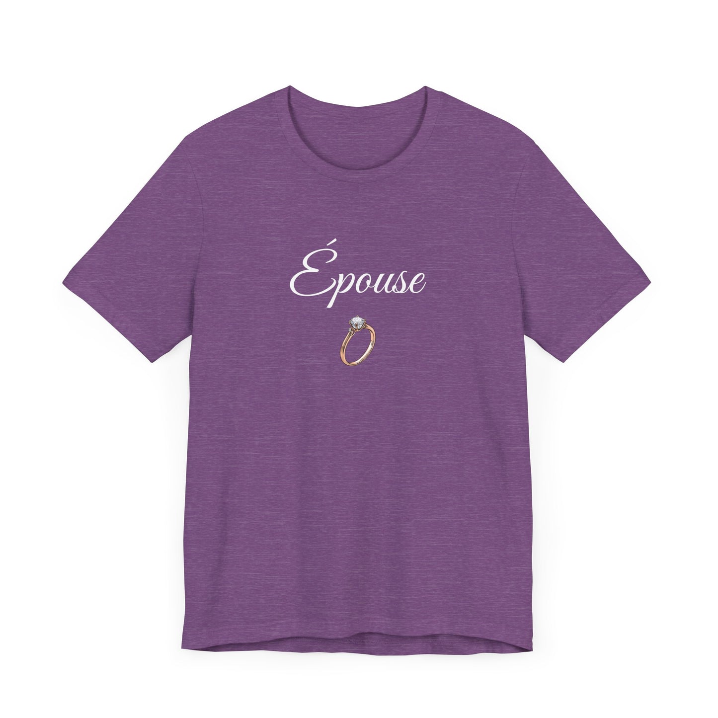 T-shirt de la mariée épousée
