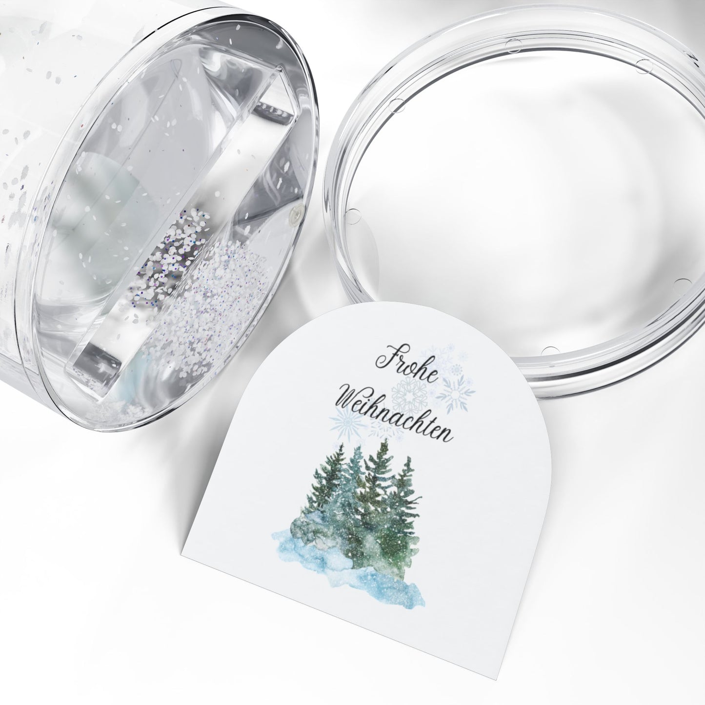 Frohe Weihnachten Snow Globe