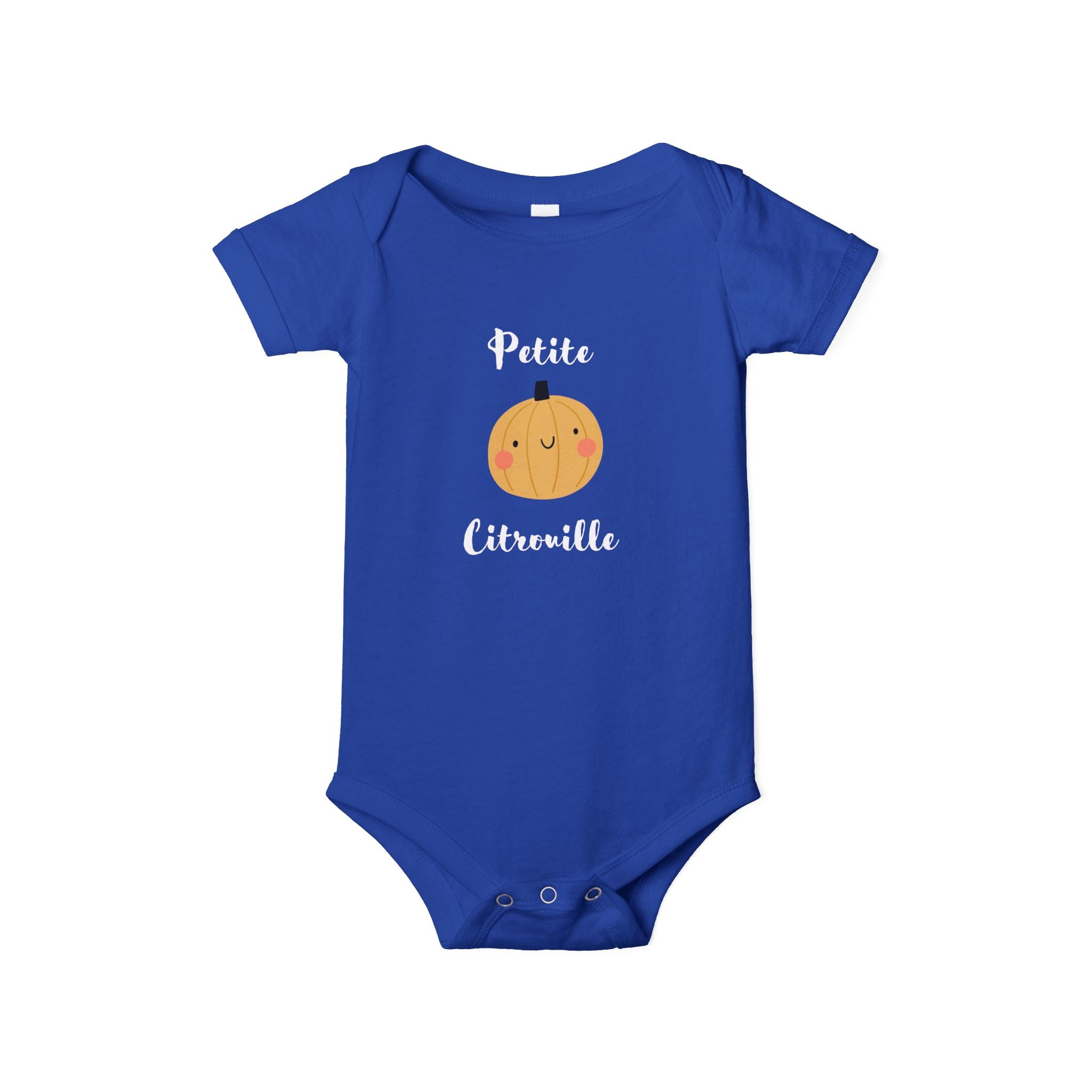 Petite Citrouille (little pumpkin) Infant Jersey bodysuit