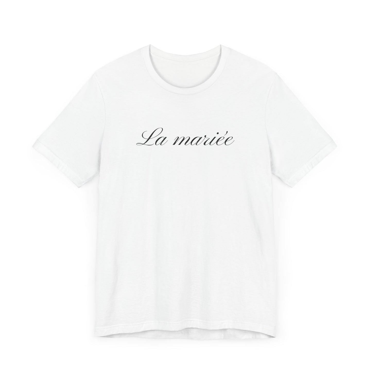 La mariée bride T-Shirt, Wedding Tee, Bridal Party Shirt