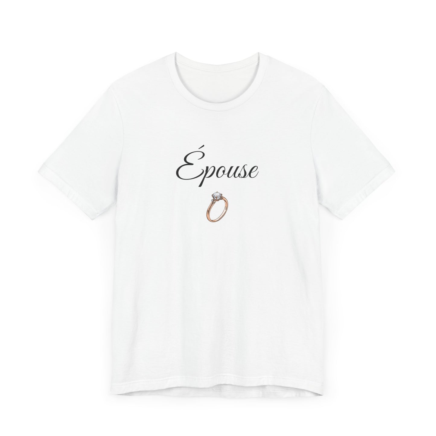 T-shirt de la mariée épousée