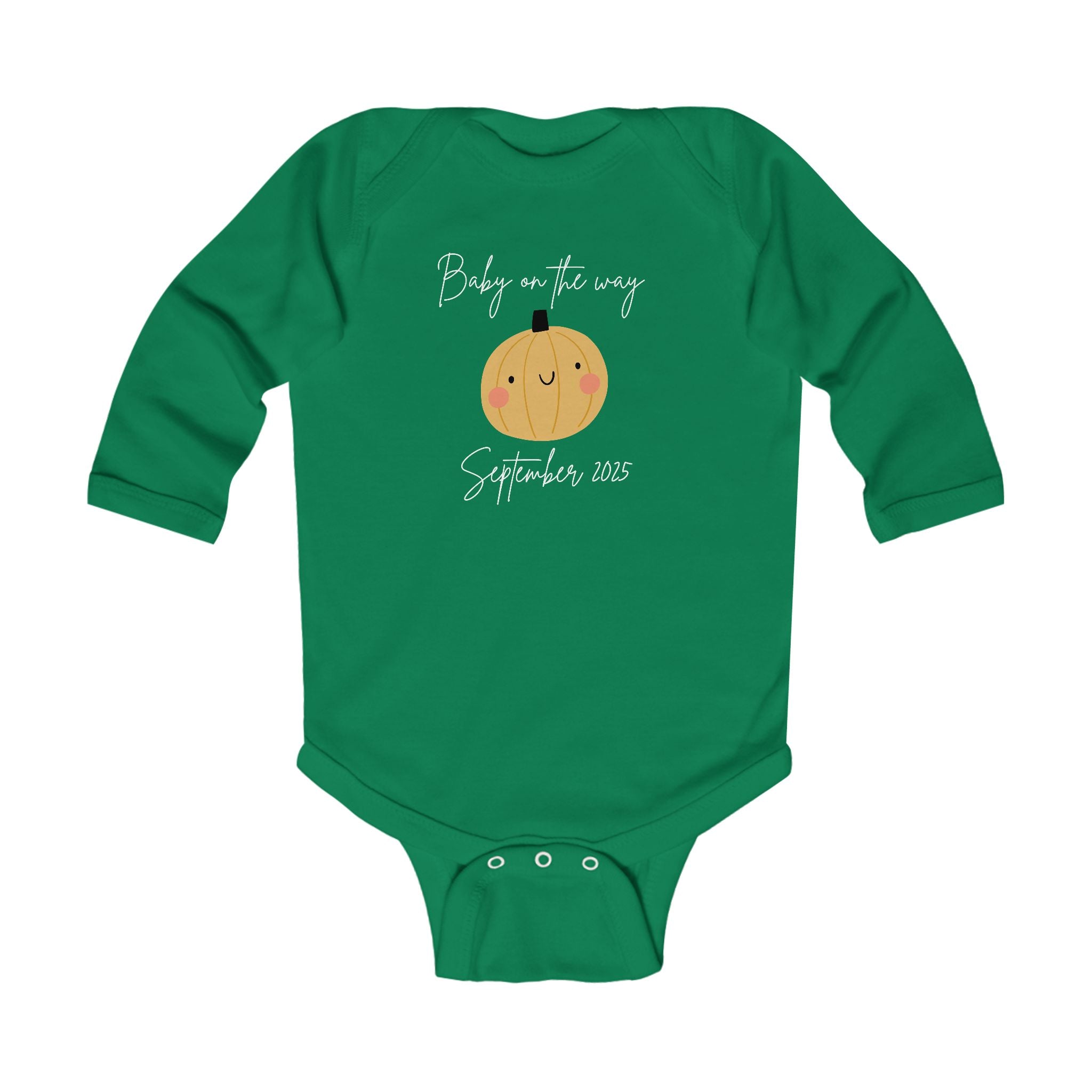 Baby on the way customizable one piece