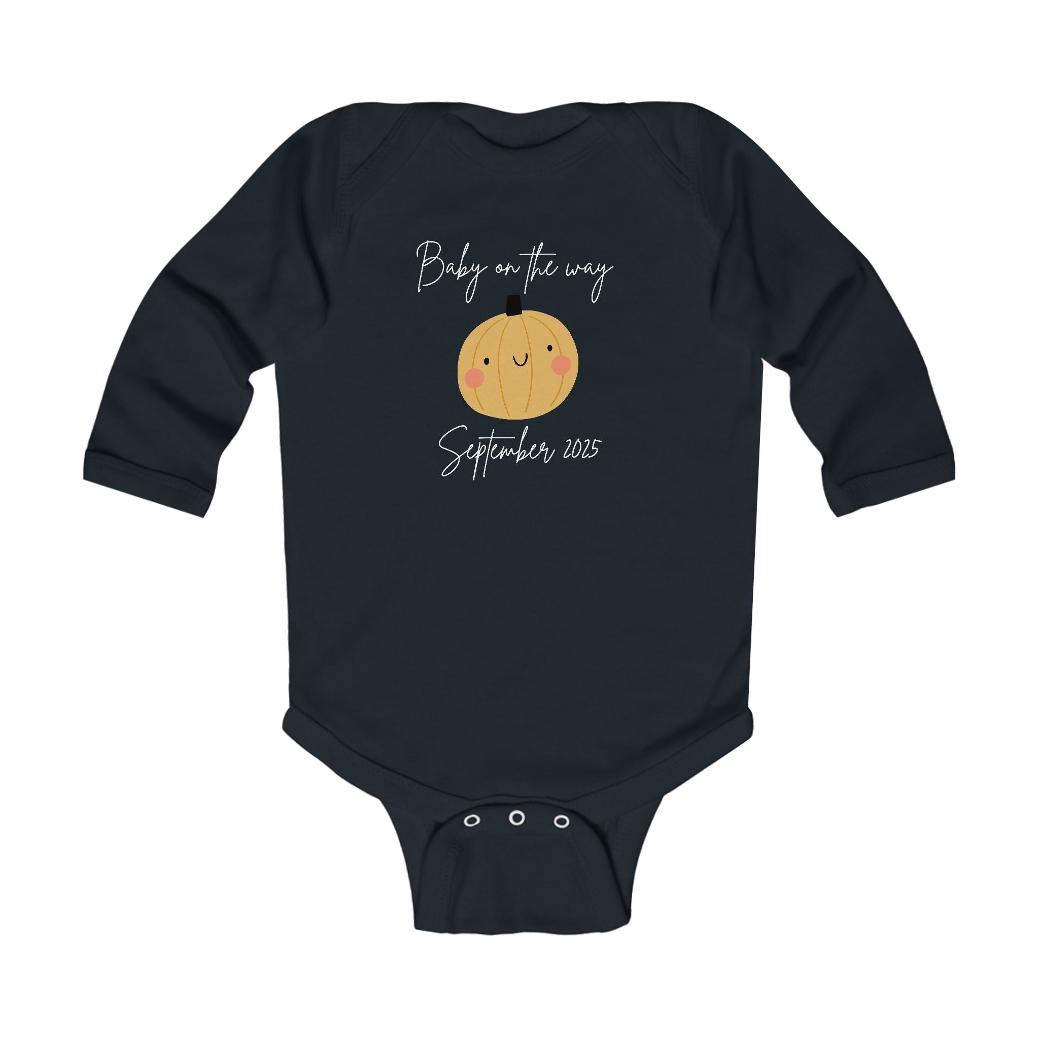 Baby on the way customizable one piece