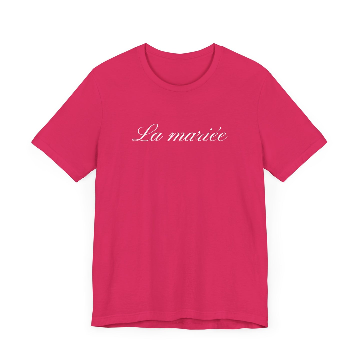 La mariée bride T-Shirt, Wedding Tee, Bridal Party Shirt