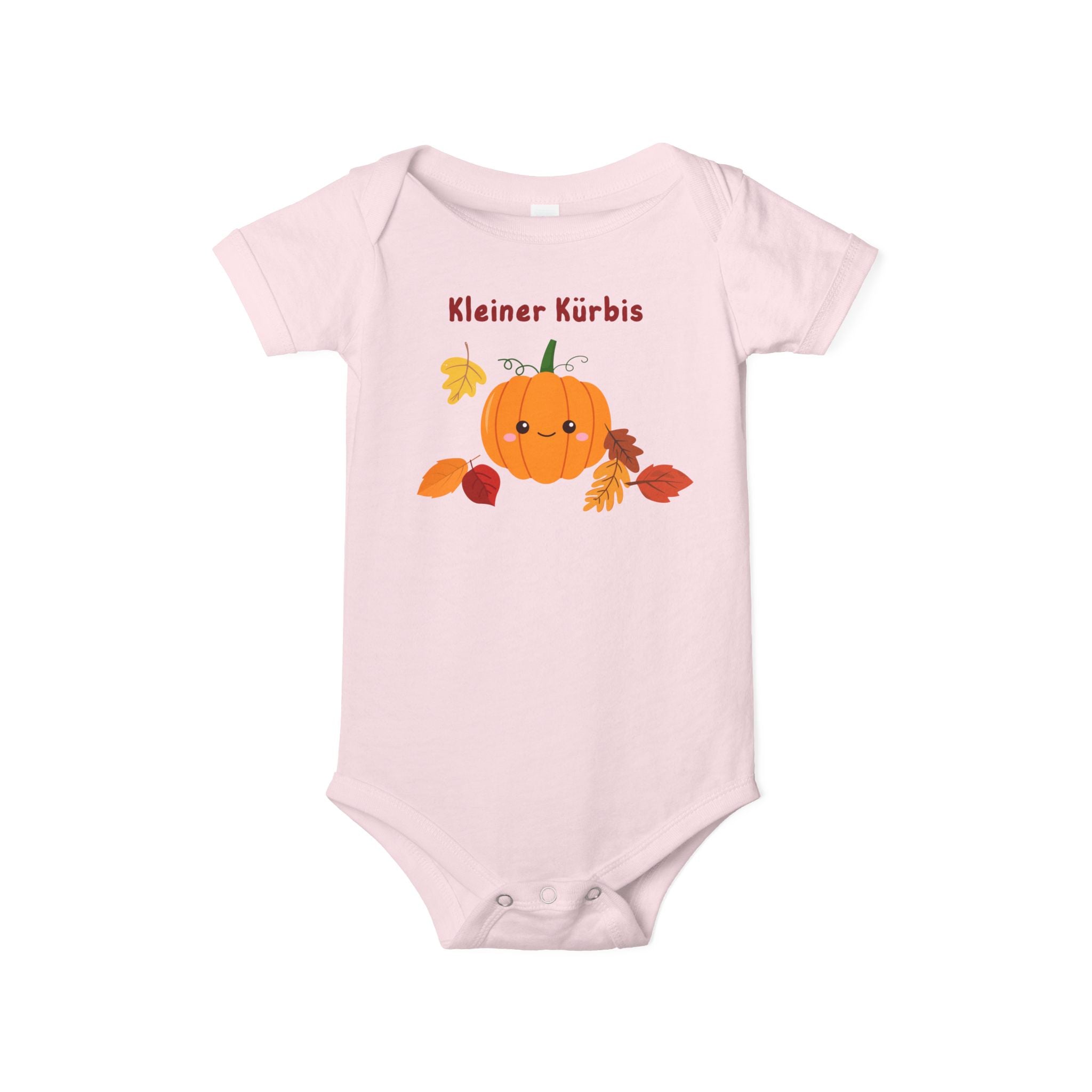 Kleiner Kürbis (little pumpkin) Infant Jersey One Piece - La Vie Bien - Fall baby announcement - fall baby onesie