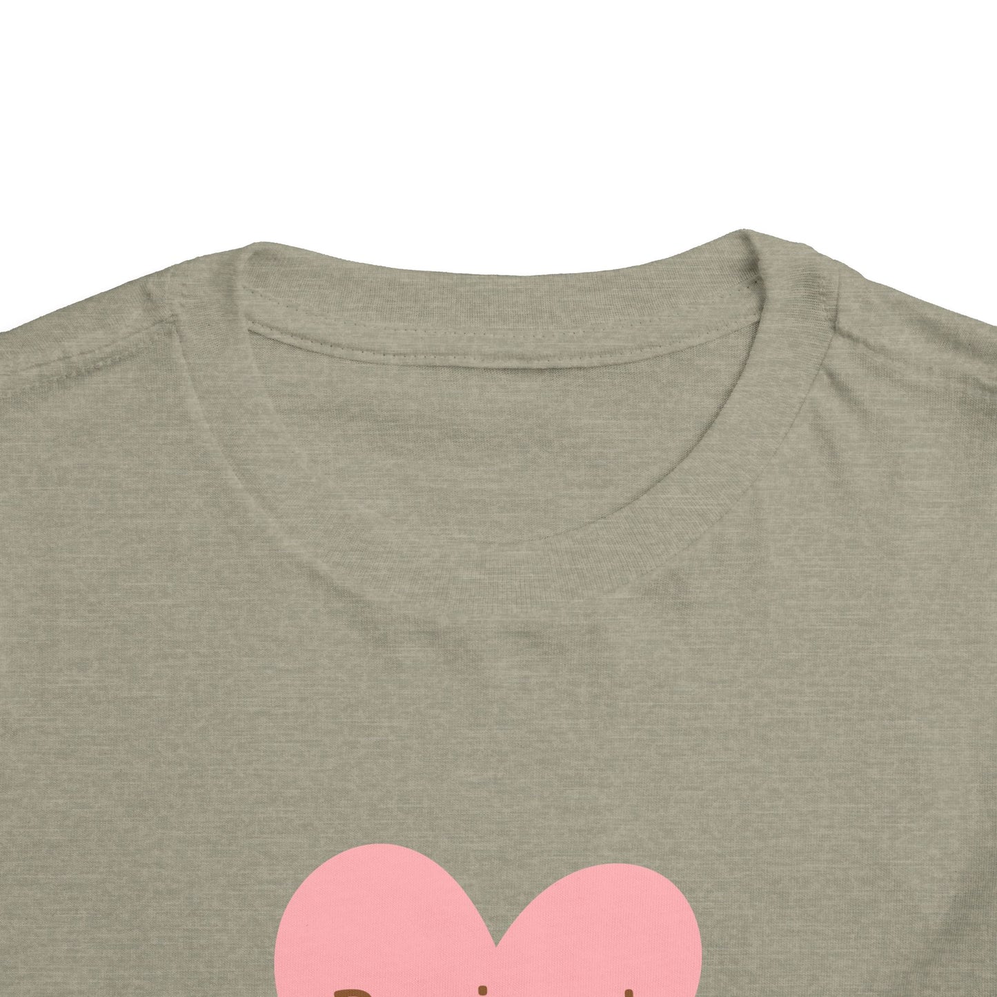 Bonjour Toddler Tee with Bunny & Heart