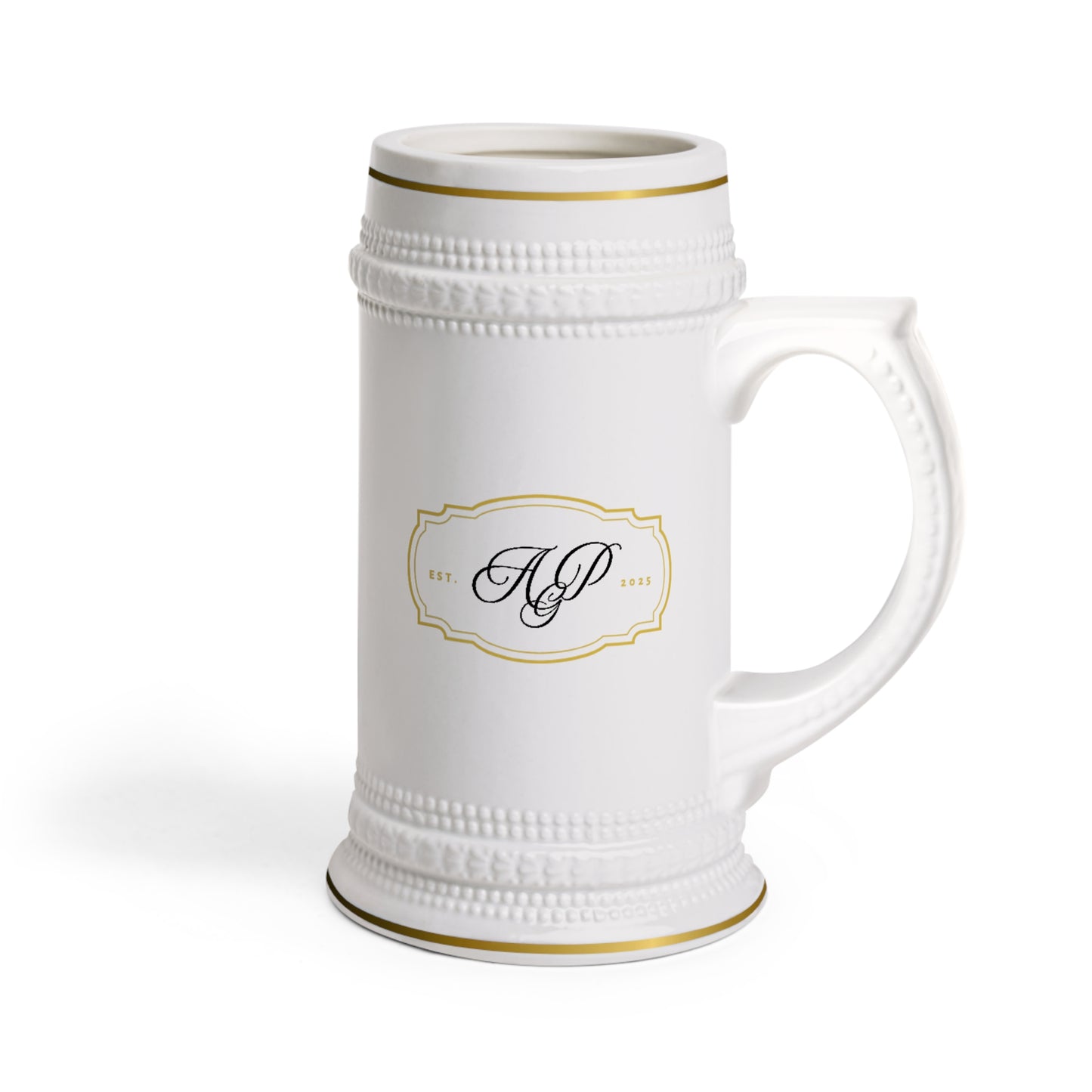 Elegant monogram Personalized Stein Mug