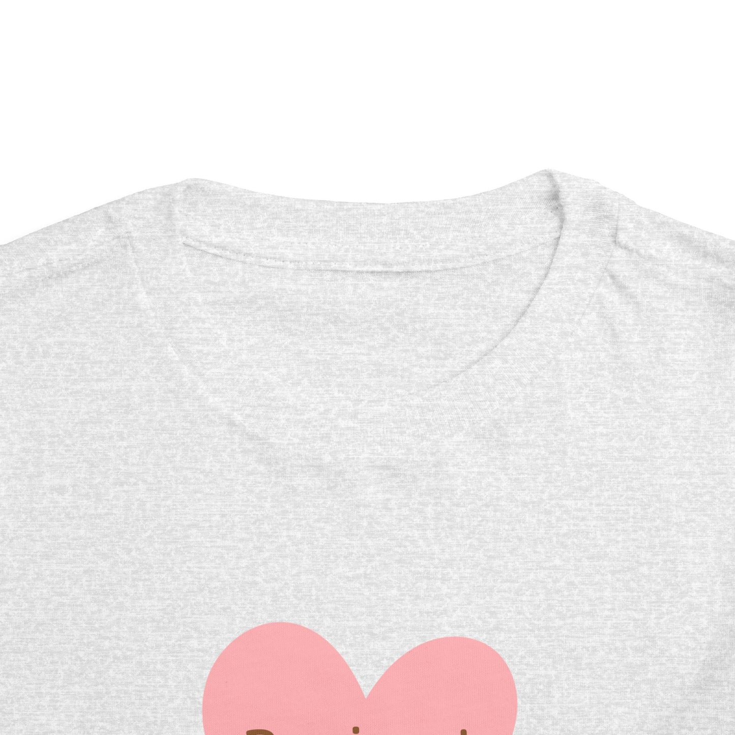Bonjour Toddler Tee with Bunny & Heart