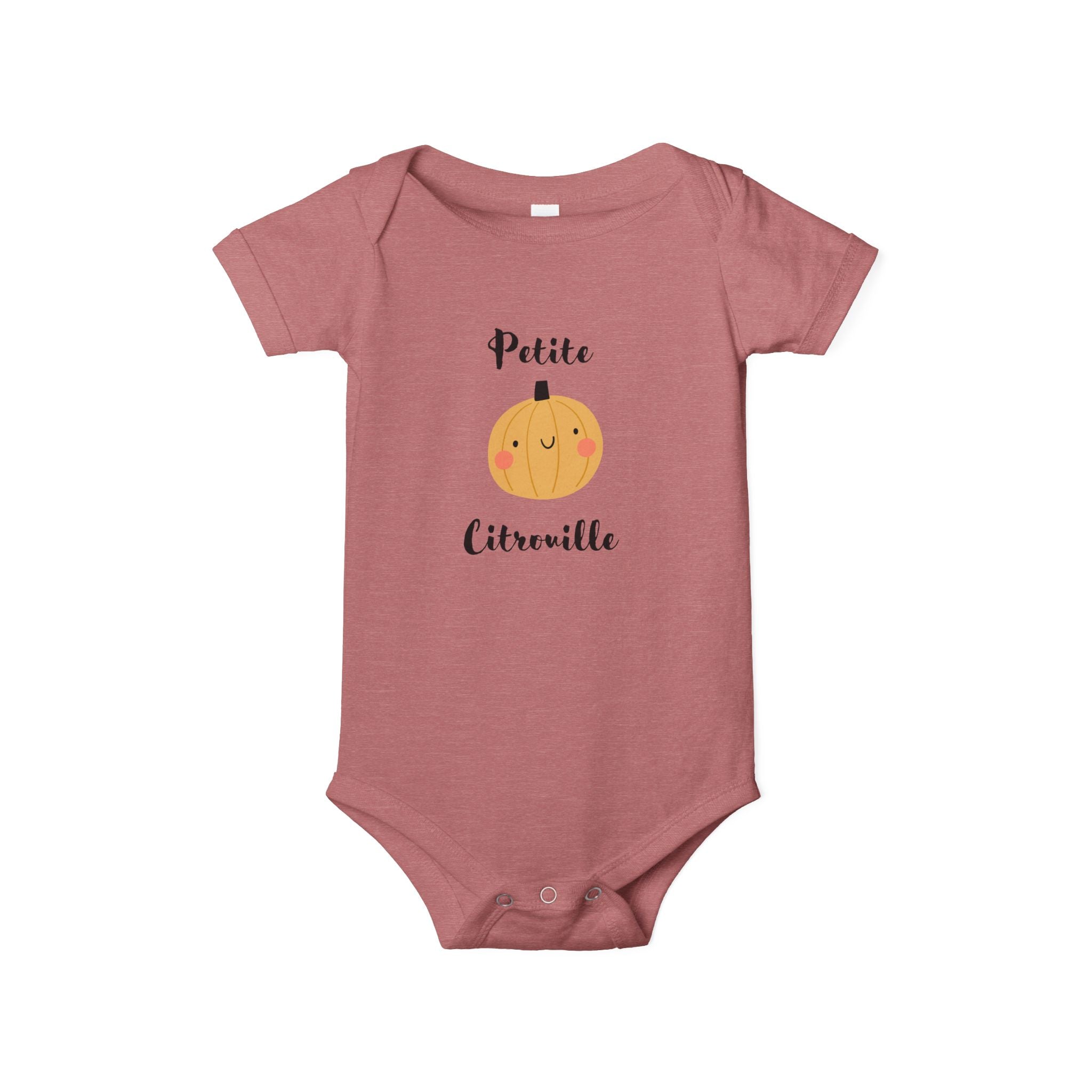 Petite Citrouille (little pumpkin) Infant Jersey bodysuit