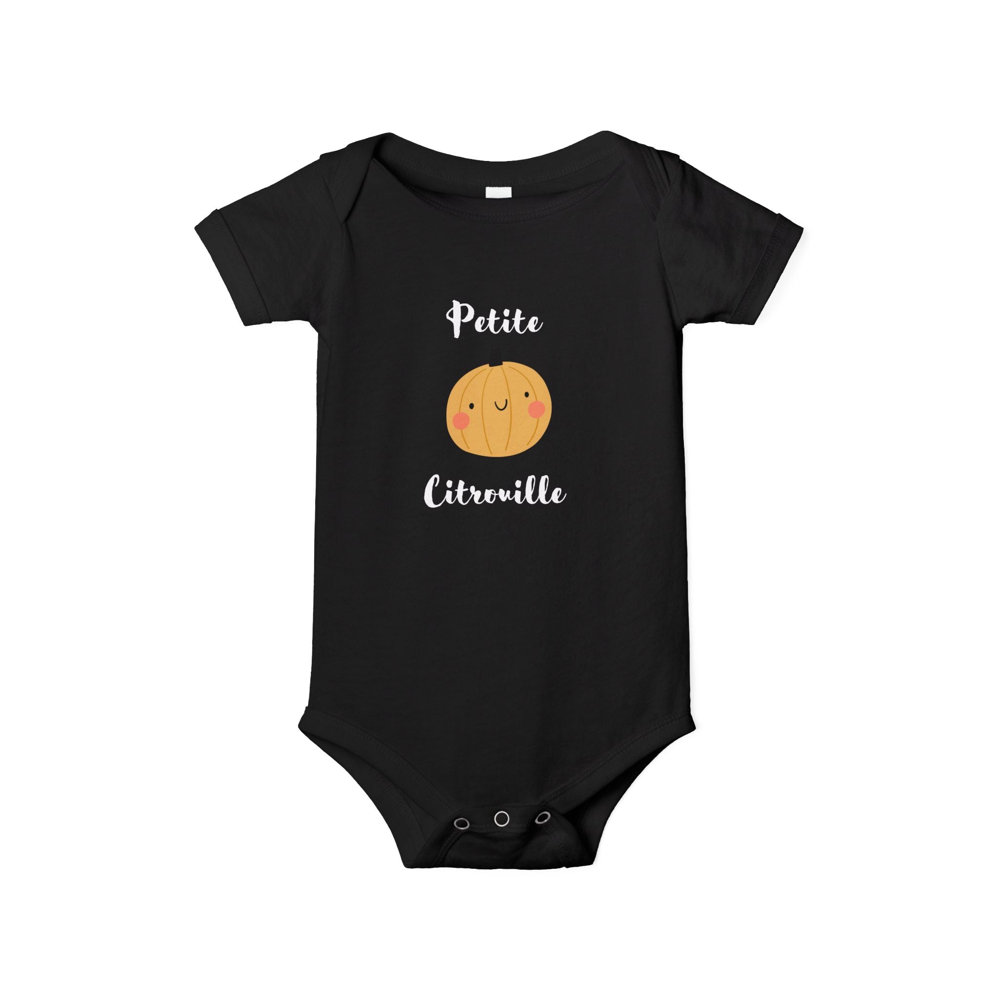 Petite Citrouille (little pumpkin) Infant Jersey bodysuit