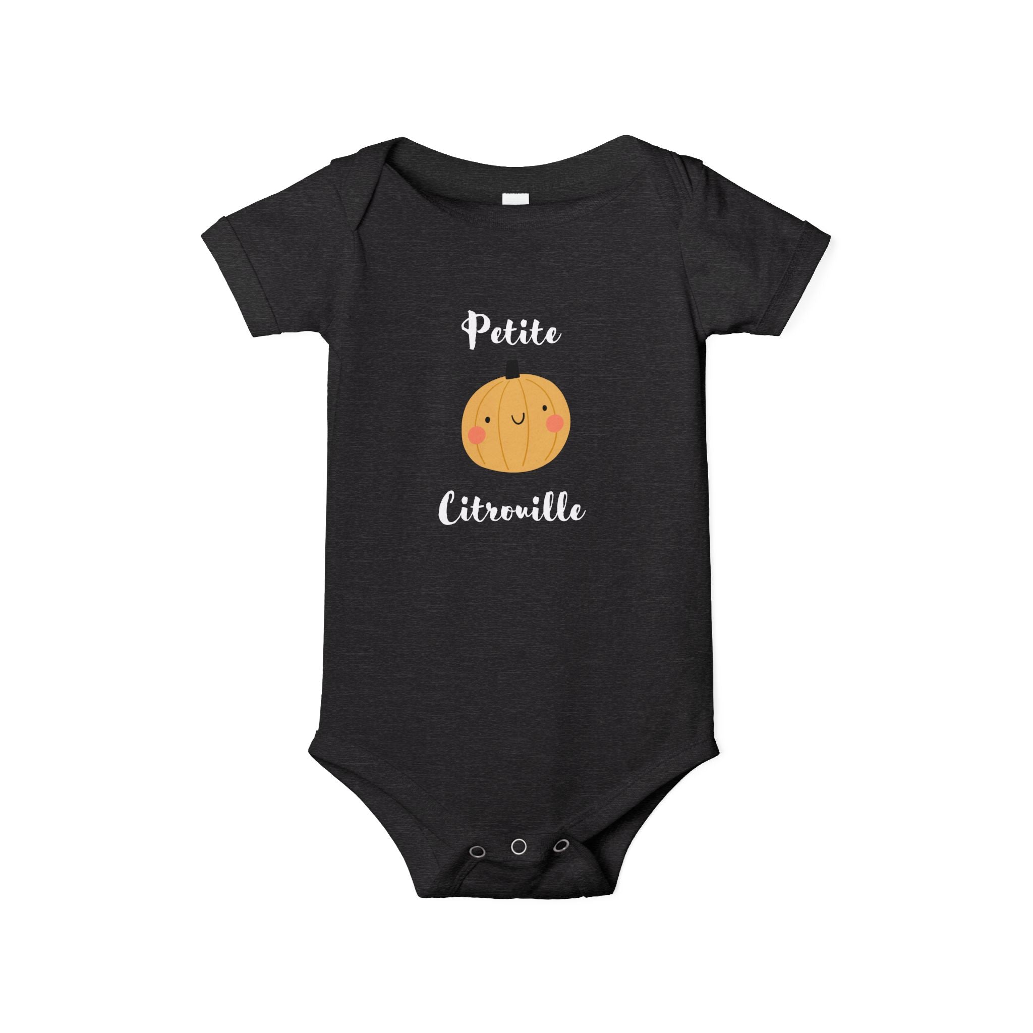 Petite Citrouille (little pumpkin) Infant Jersey bodysuit