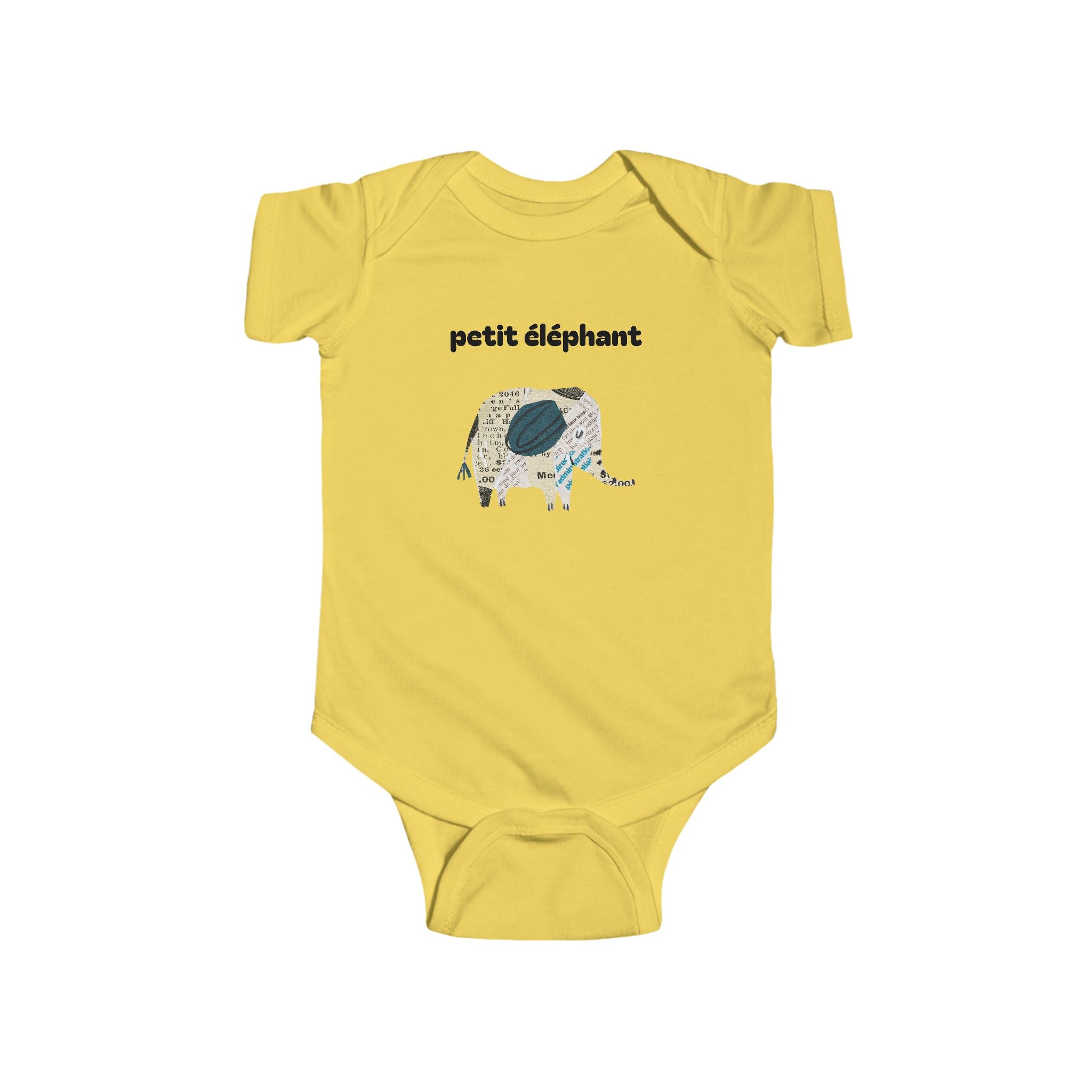 Petit éléphant Infant Fine Jersey Bodysuit
