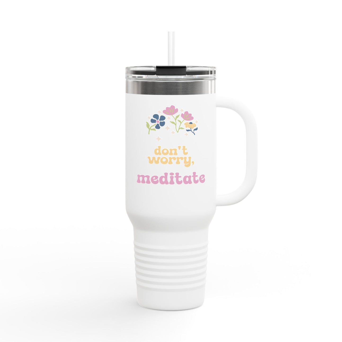 Don't worry, Meditate Commuter Mug