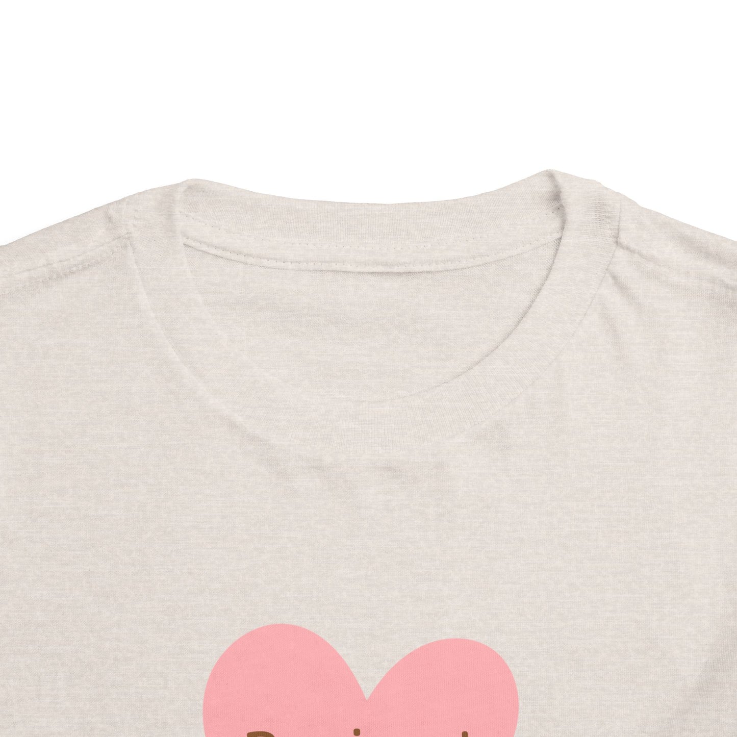 Bonjour Toddler Tee with Bunny & Heart