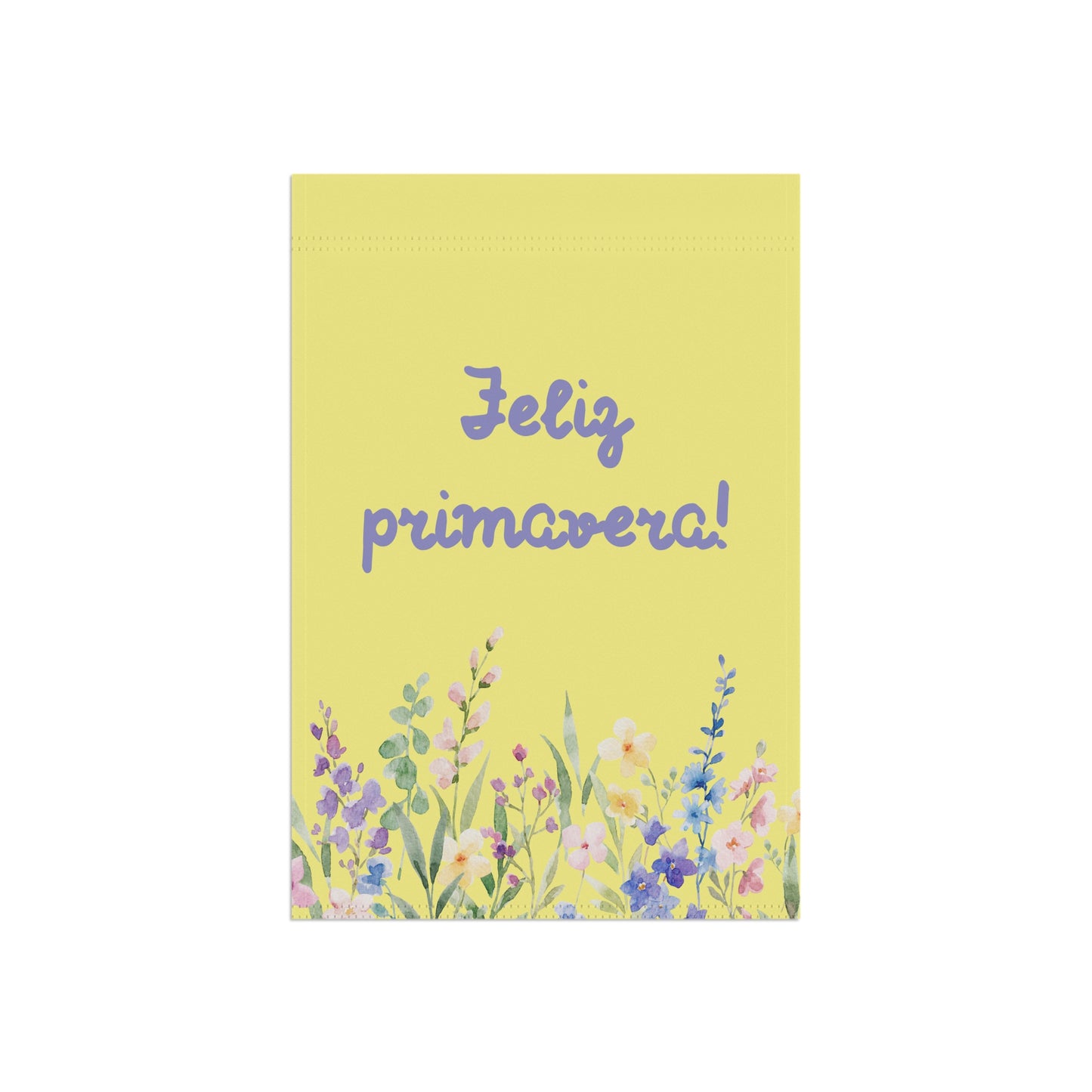 Feliz primavera floral Spring Garden Banner