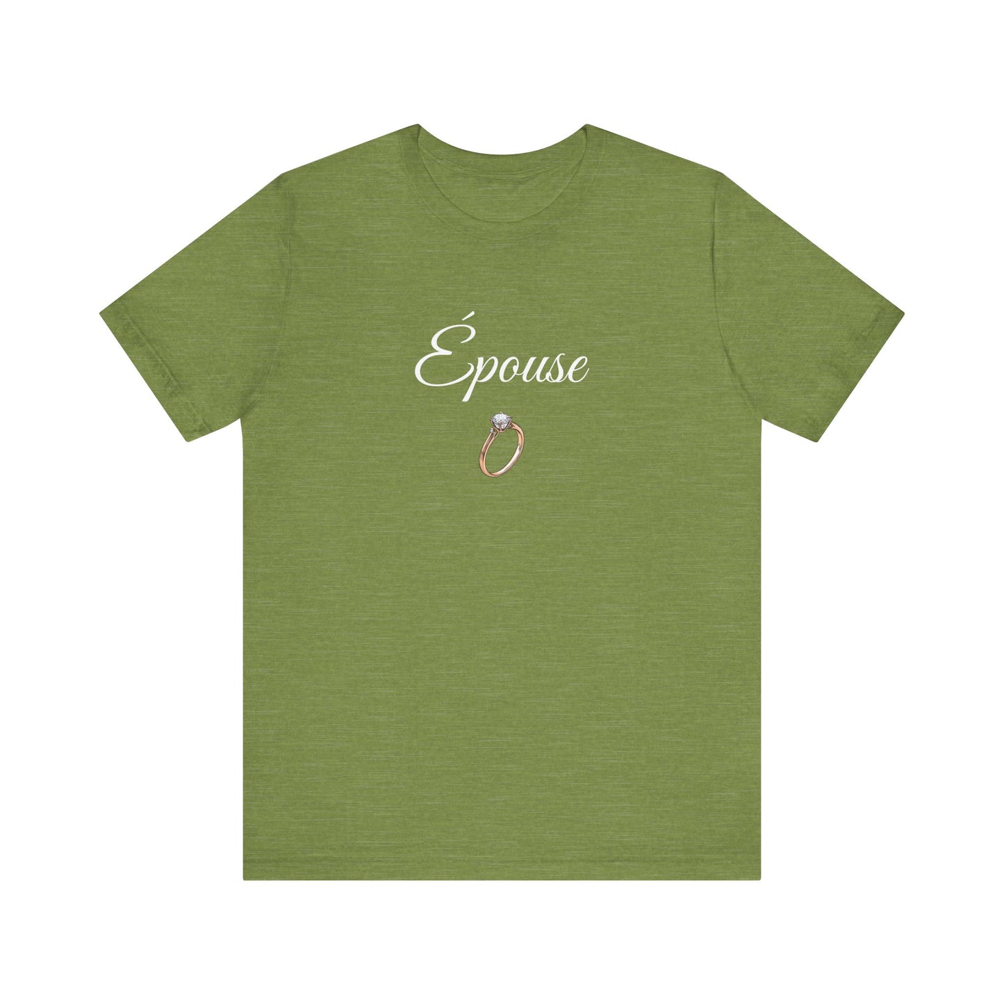T-shirt de la mariée épousée