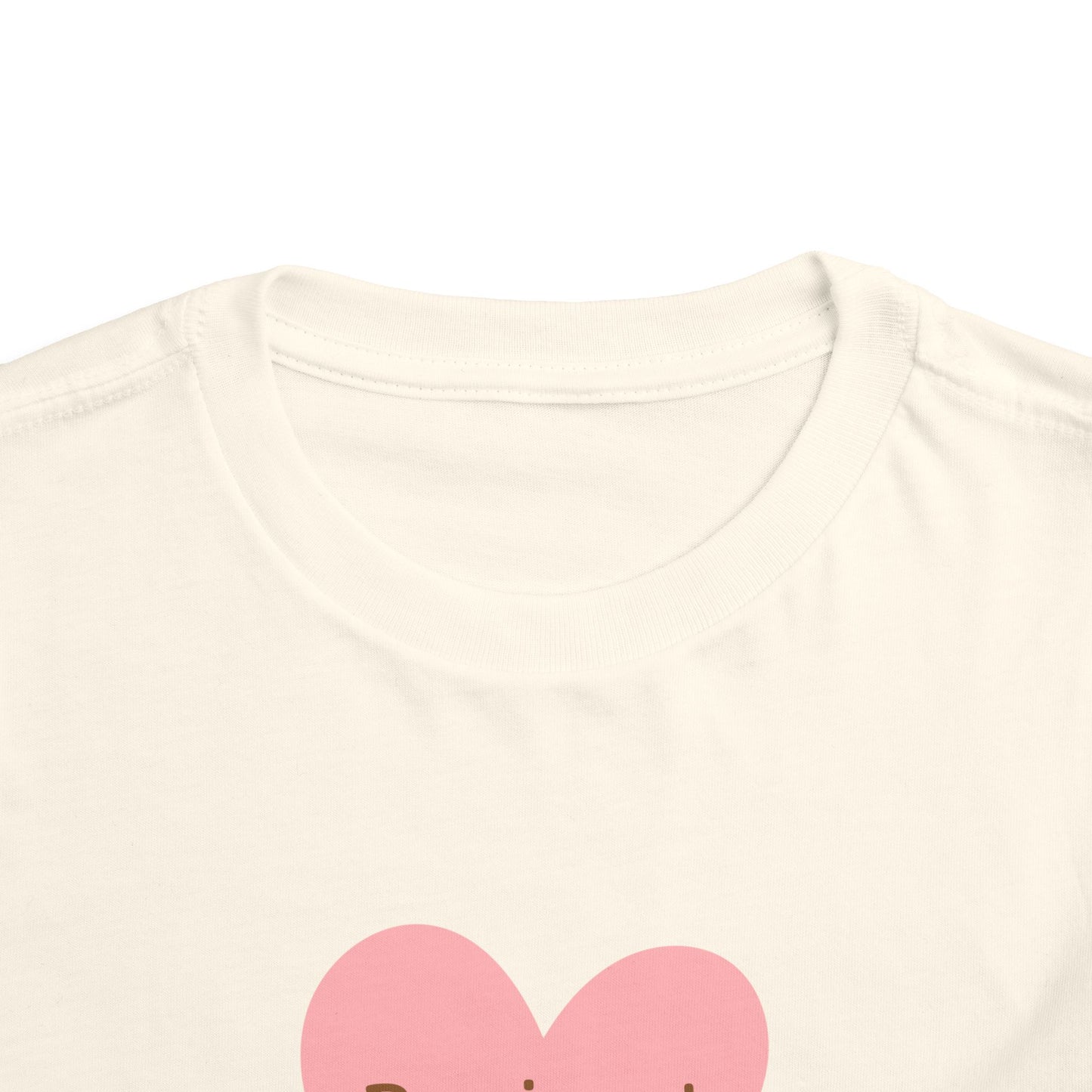 Bonjour Toddler Tee with Bunny & Heart