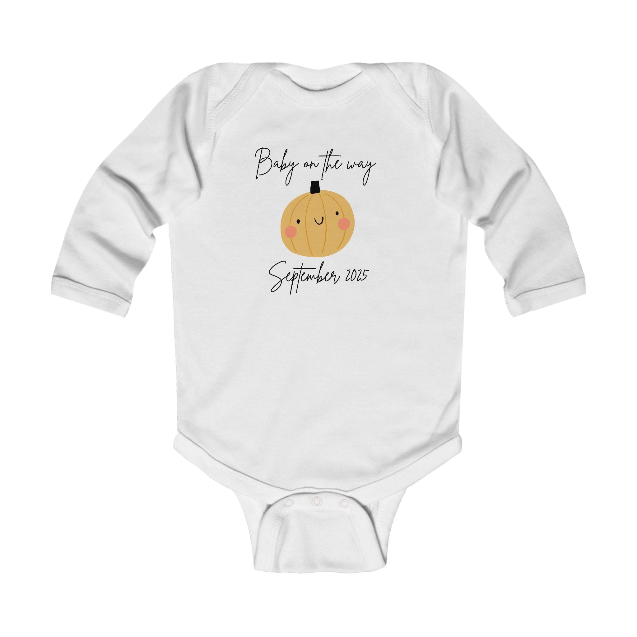 Baby on the way customizable one piece