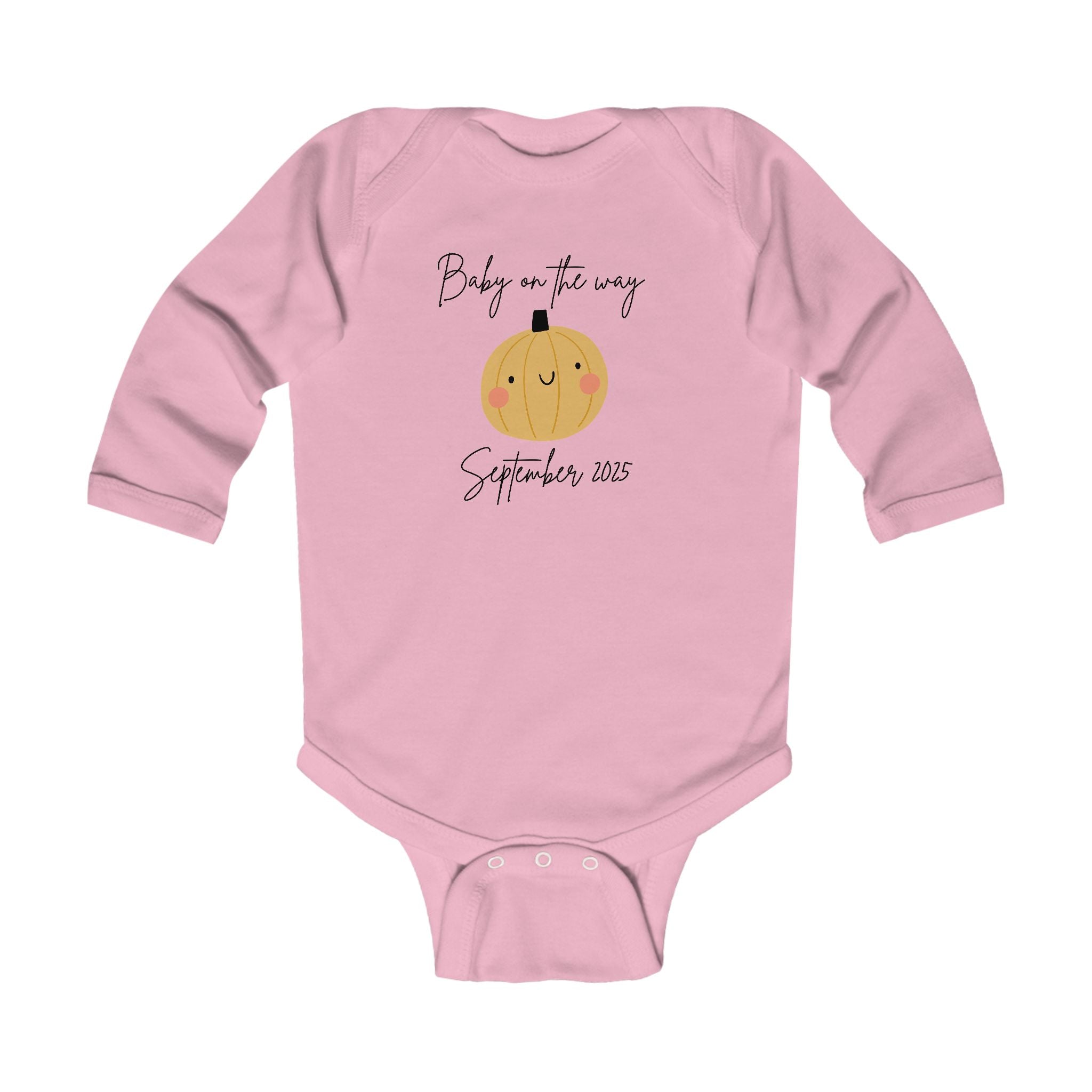 Baby on the way customizable one piece