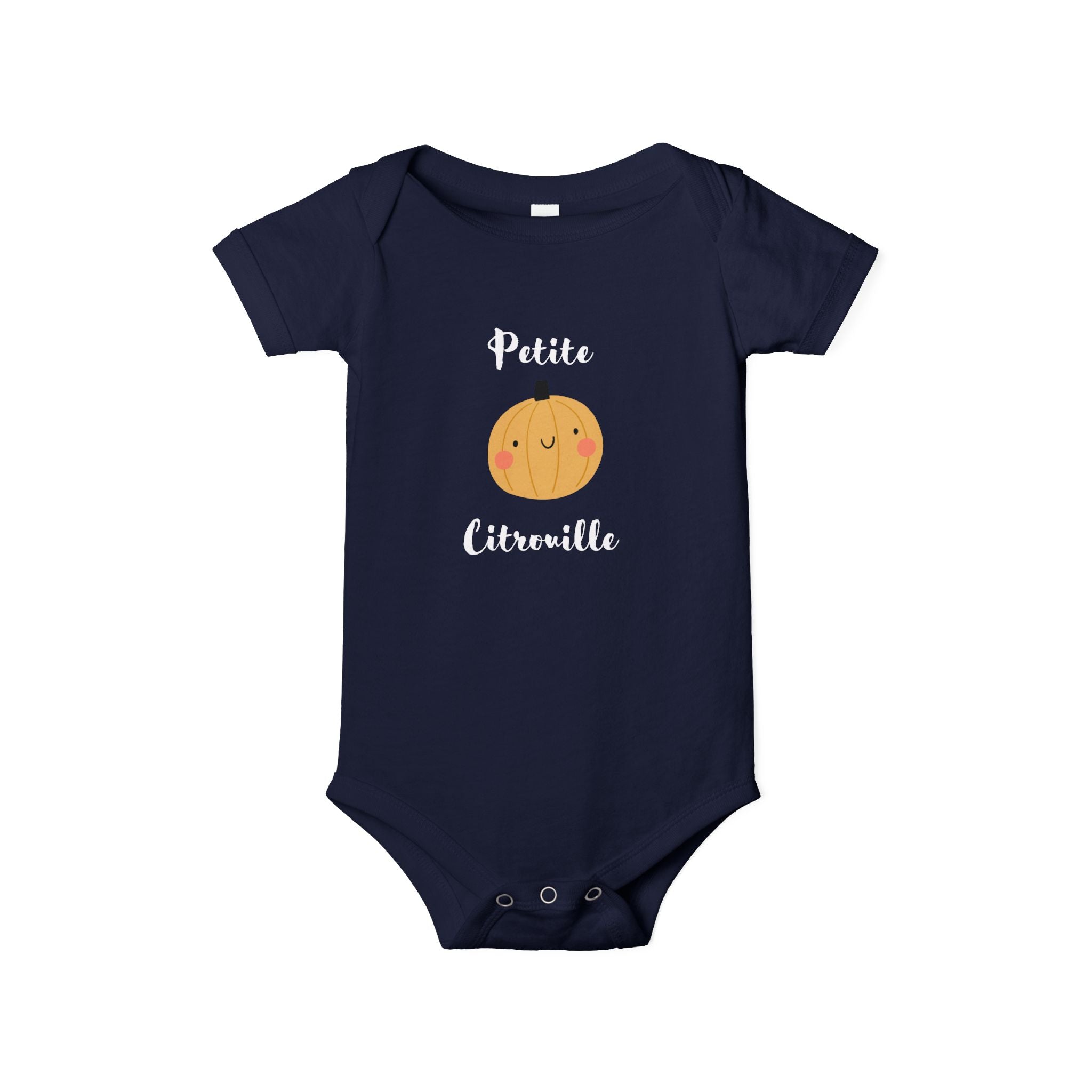 Petite Citrouille (little pumpkin) Infant Jersey bodysuit