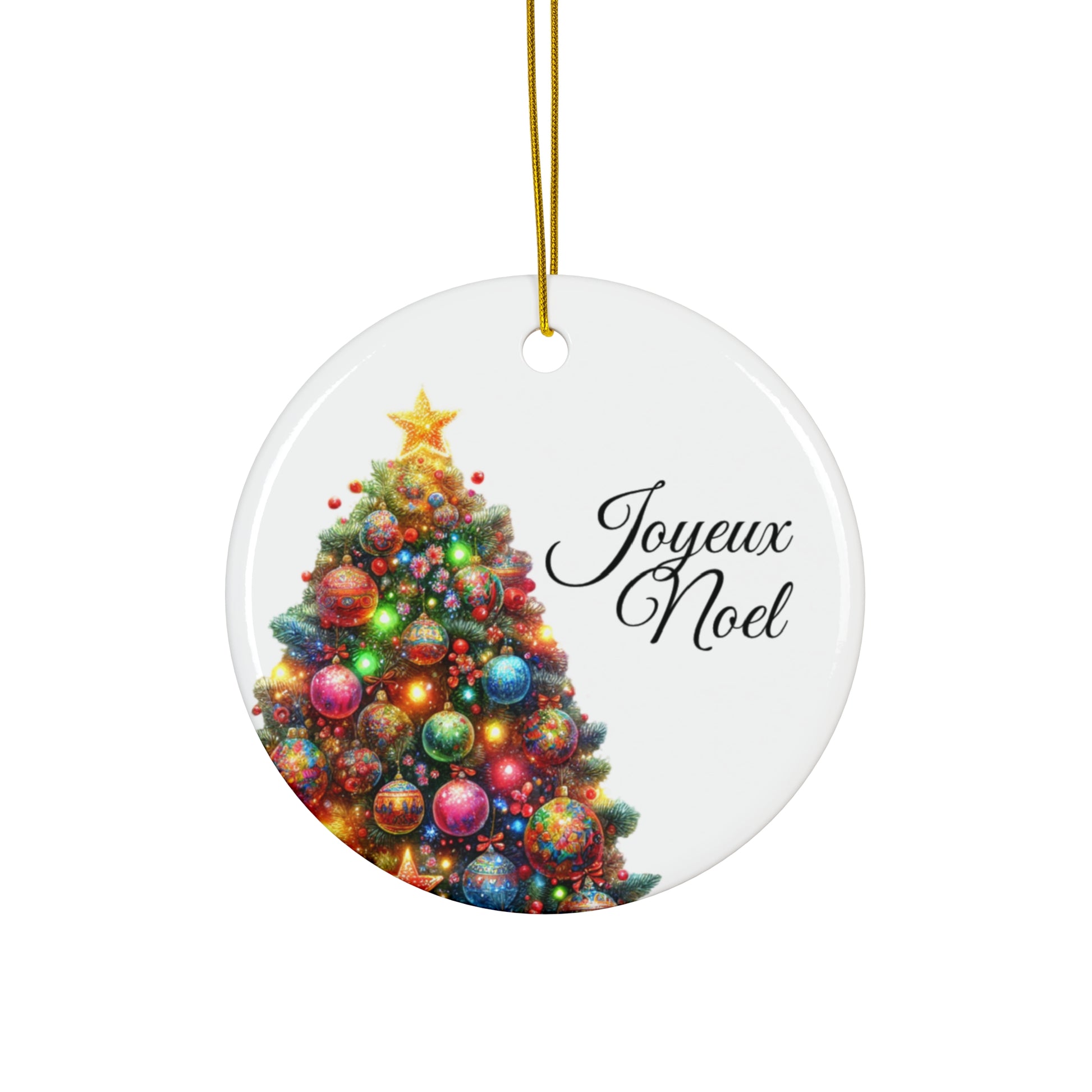 Joyeux Noel Ceramic Ornament