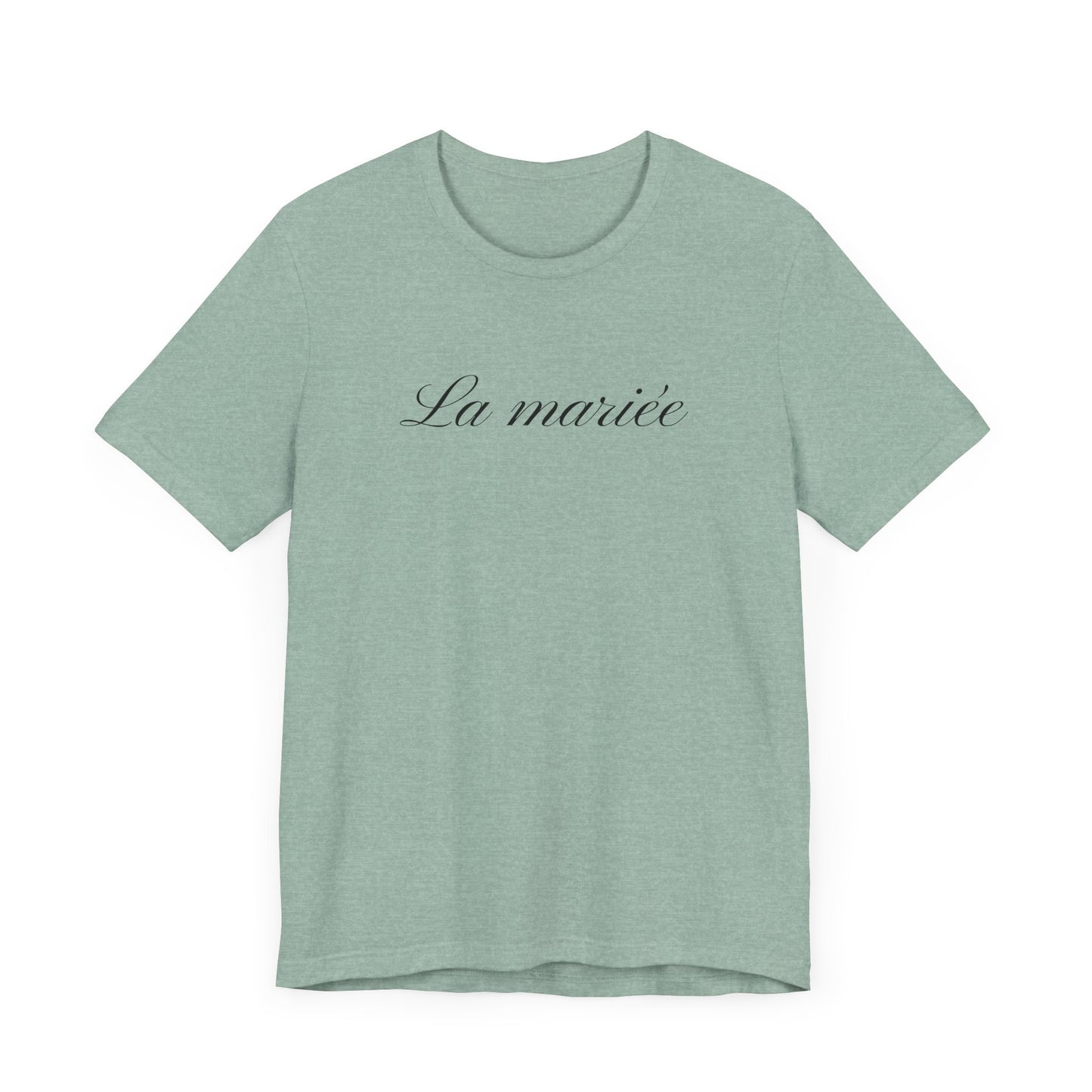 La mariée bride T-Shirt, Wedding Tee, Bridal Party Shirt