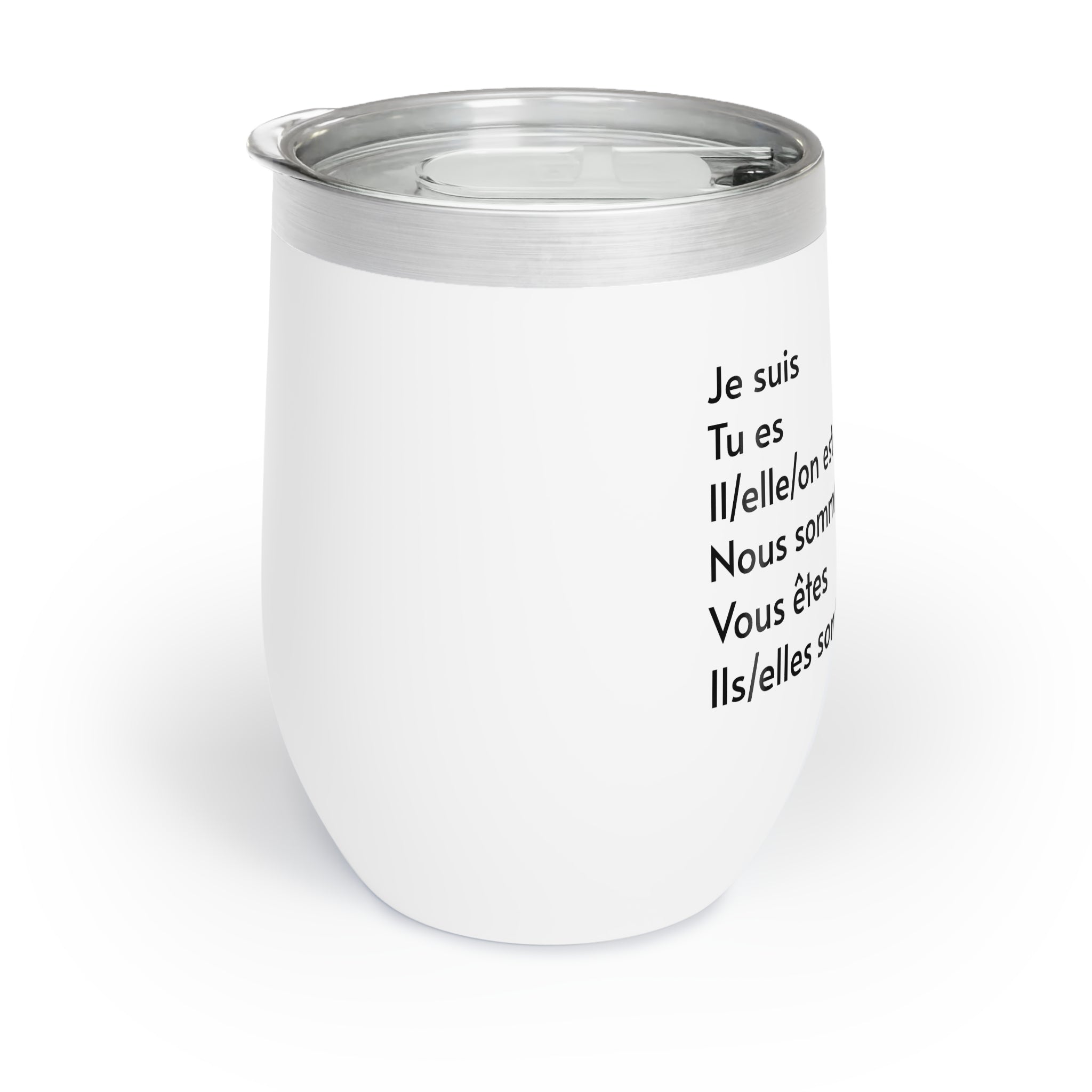 Je suis épuisée (I'm exhausted) Chill Wine Tumbler