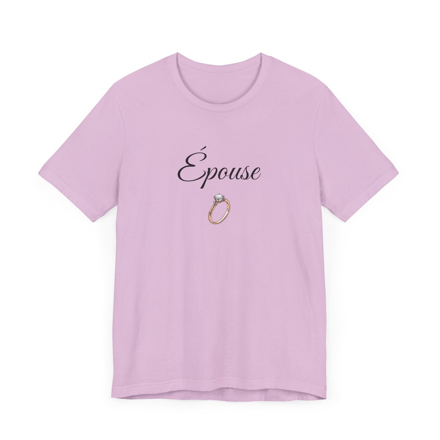 T-shirt de la mariée épousée