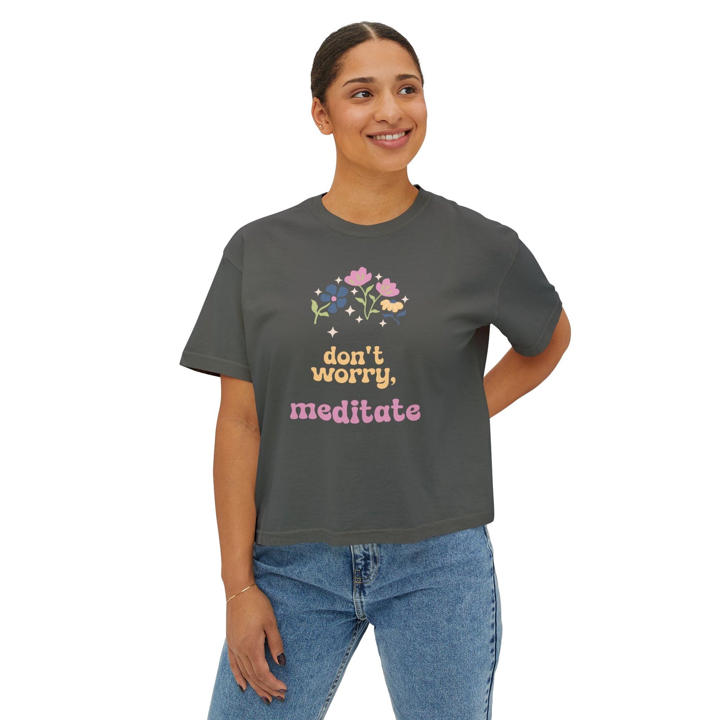 Don't worry, meditate Tee