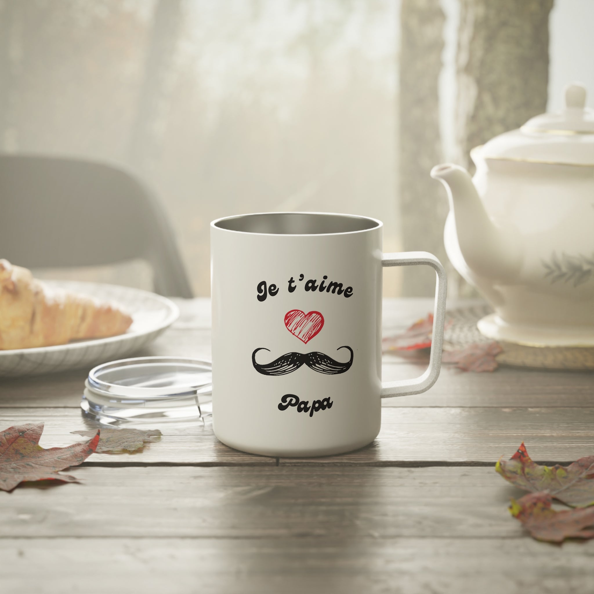 Je t'aime Papa Insulated Coffee Mug