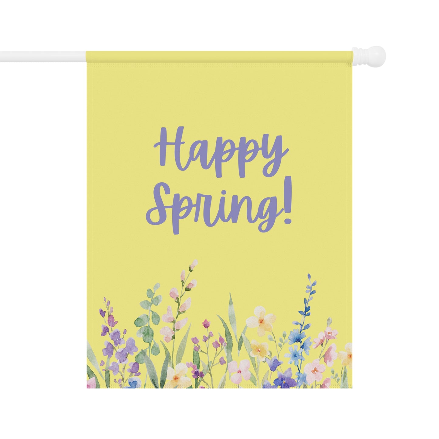 Happy Spring yard flag