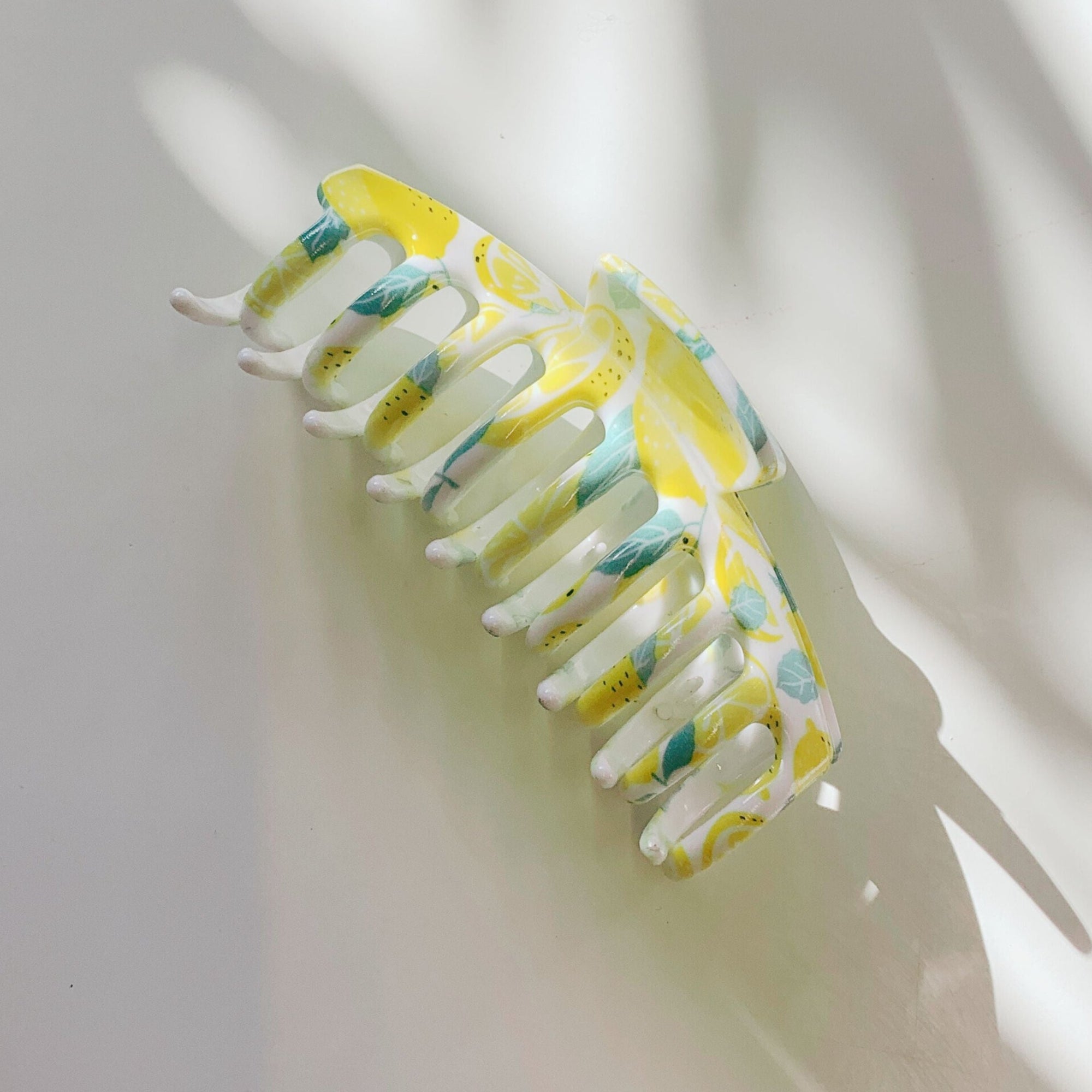 Velvet Claws Hair Clip | The Lobster in Fresh Lemons | Claw Clip in Velvet Travel Bag