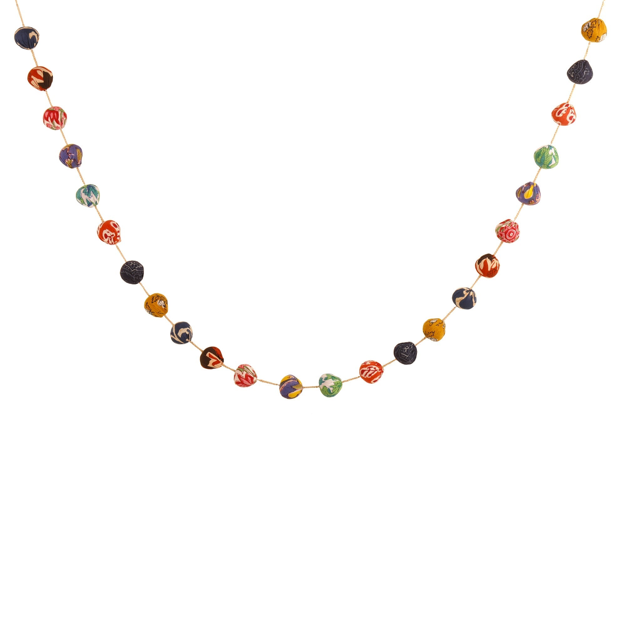 Blockprint Ball Garland