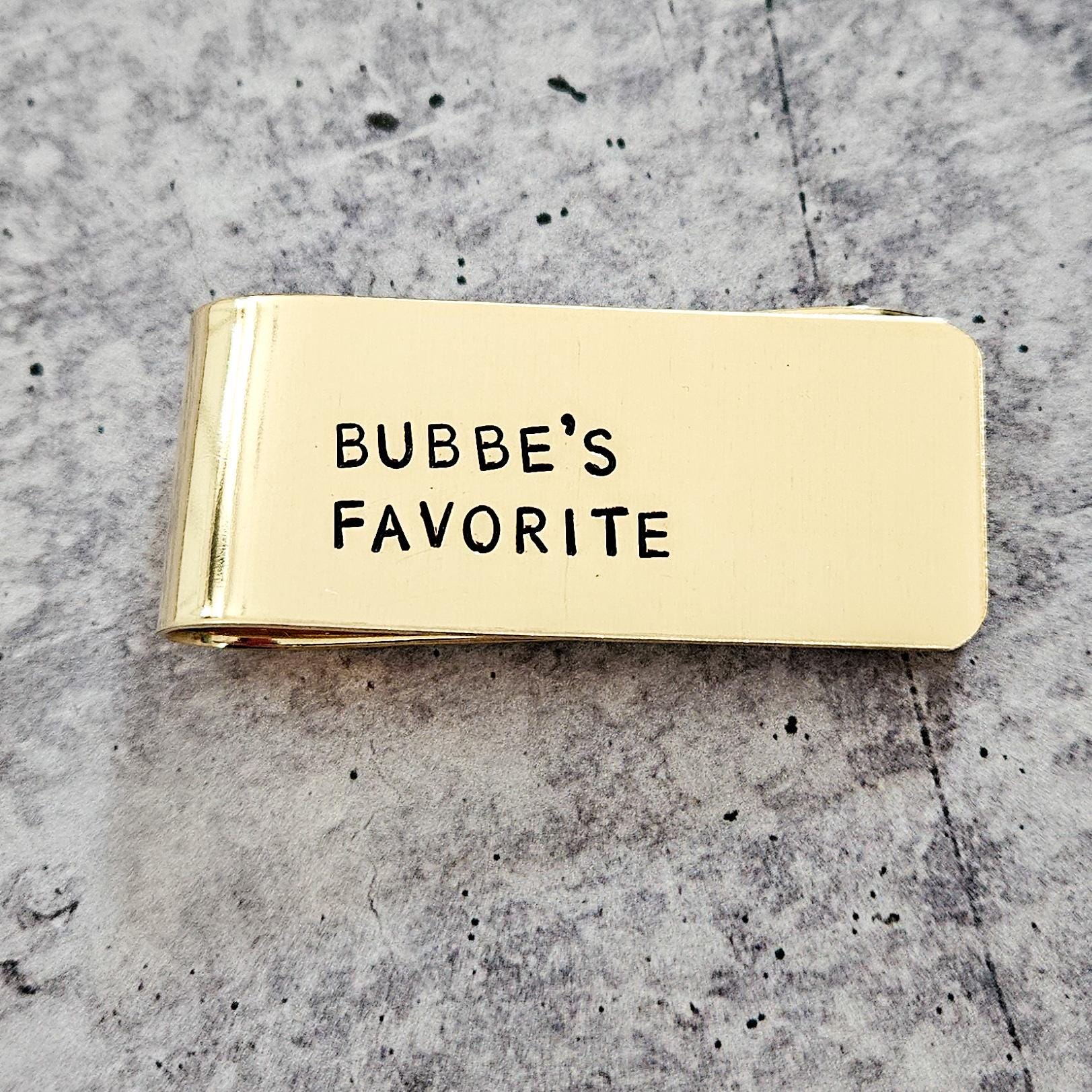 Bubbe's Favorite Money Clip for Grandson
