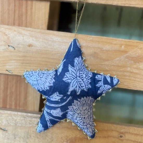 Gold Trimmed Star Ornaments