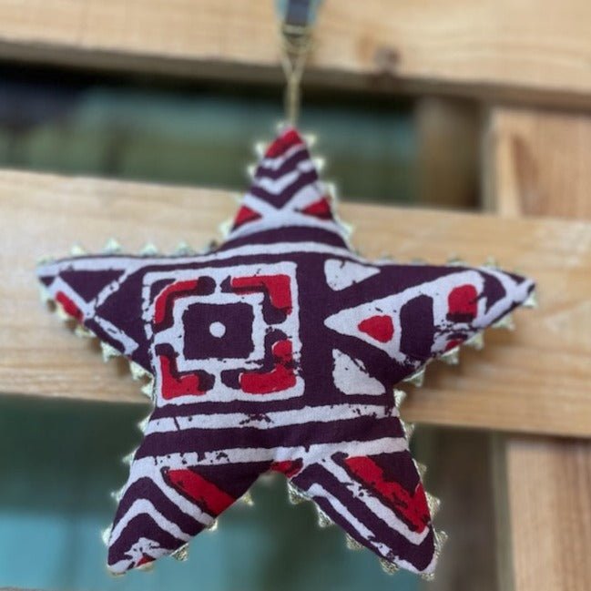 Gold Trimmed Star Ornaments