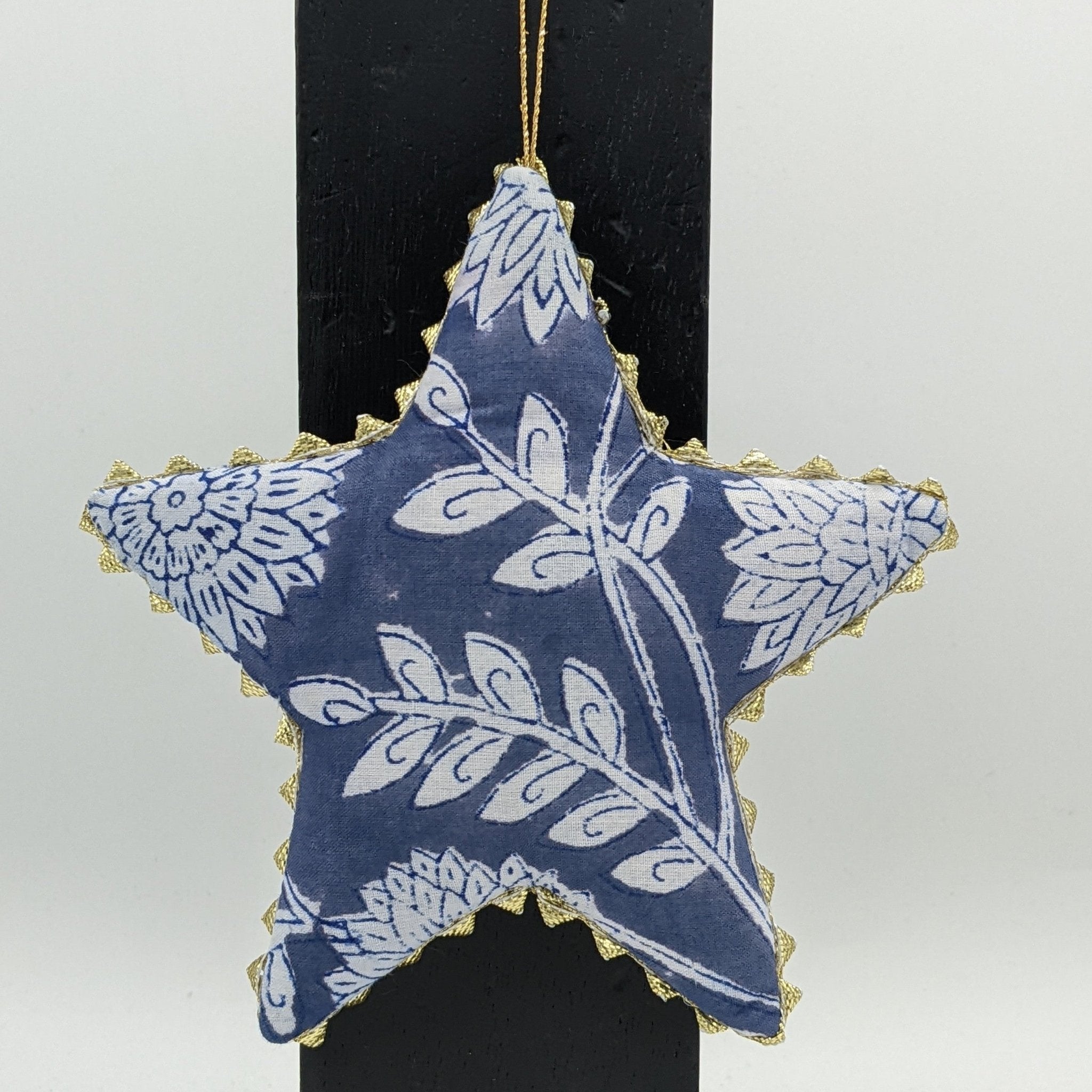 Gold Trimmed Star Ornaments