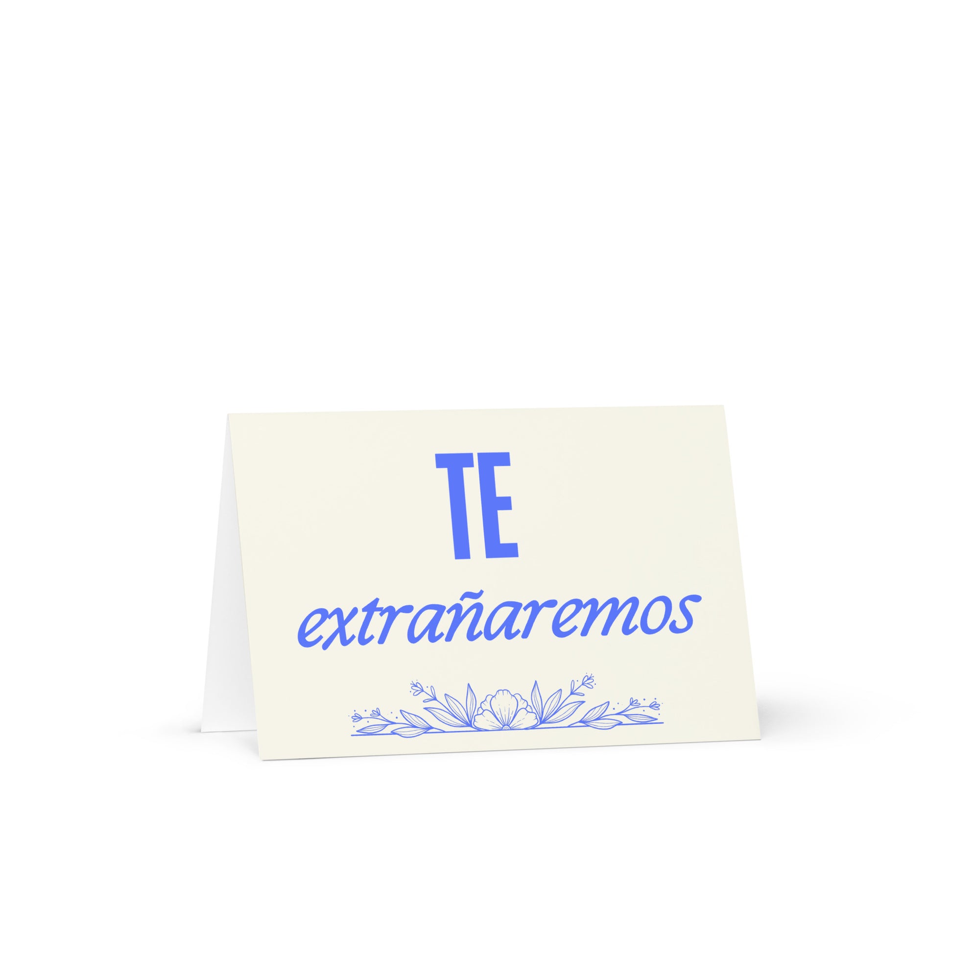 Te extrañaremos Greeting card - La Vie Bien - Coworker leaving - Español tarjetas - Going away present